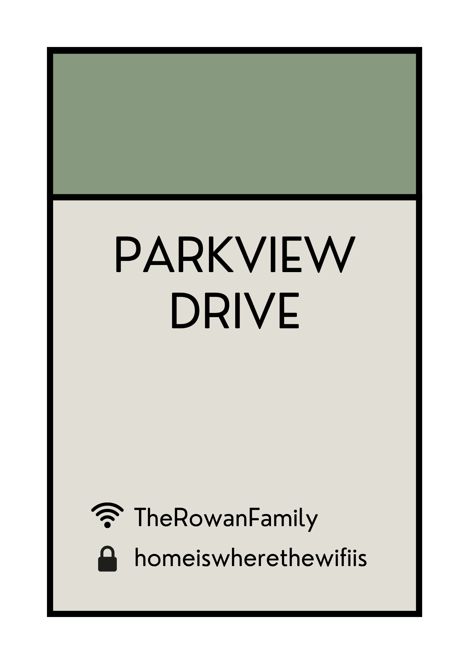 CUSTOM WIFI ADDRESS ART