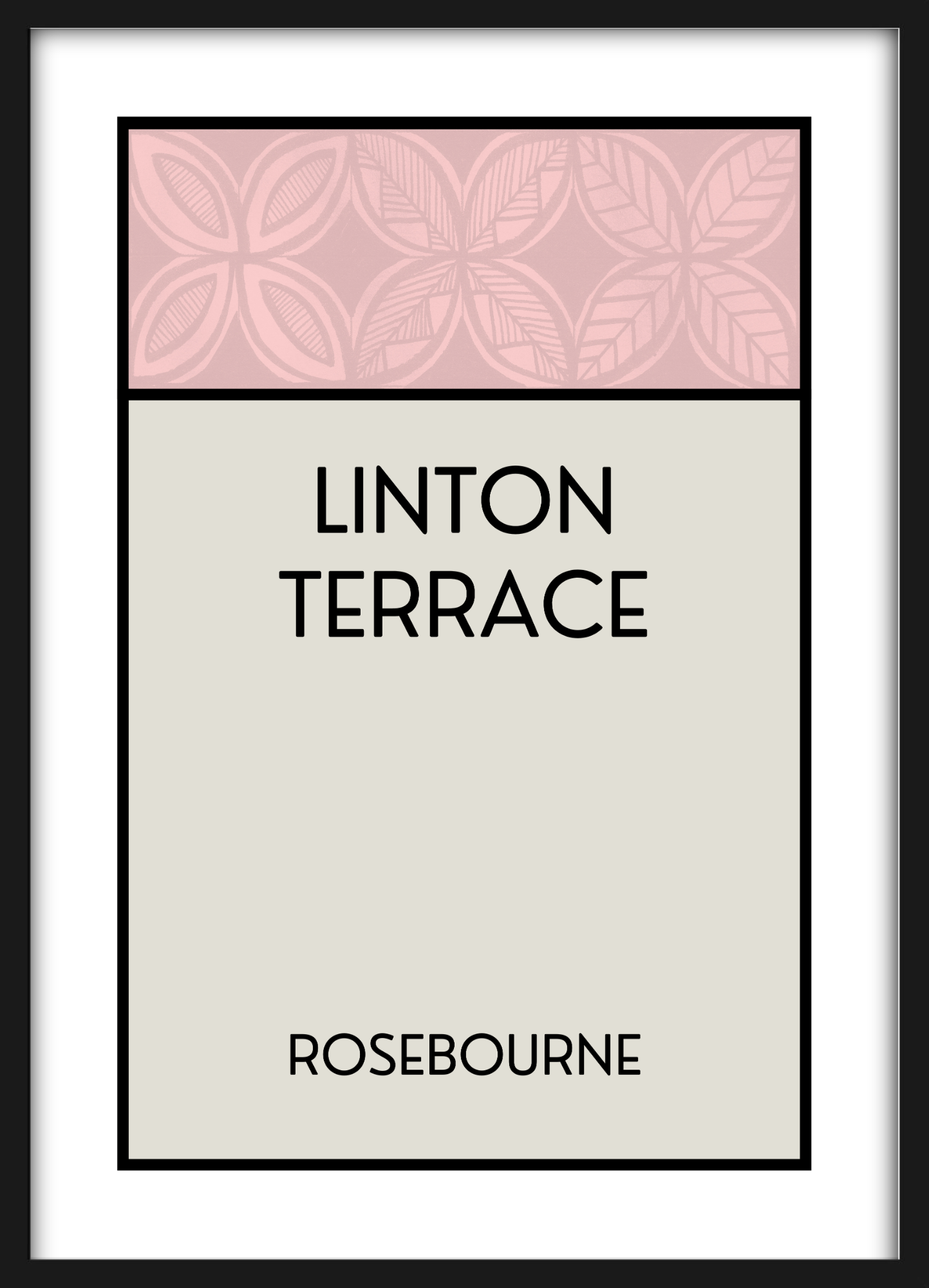 CUSTOM ADDRESS ART - PATTERNED