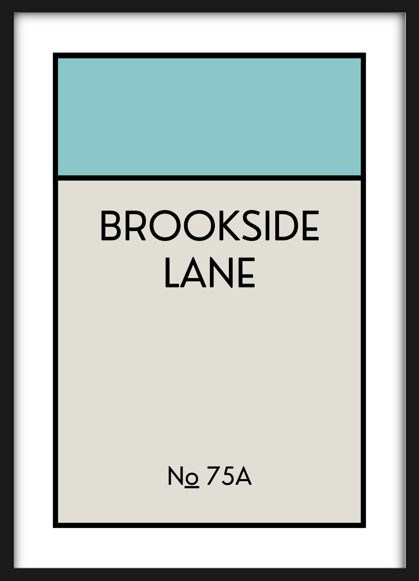 CUSTOM ADDRESS ART - CLASSIC