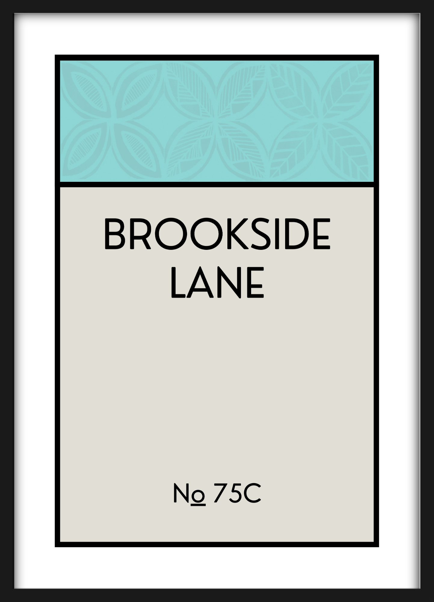 CUSTOM ADDRESS ART - PATTERNED