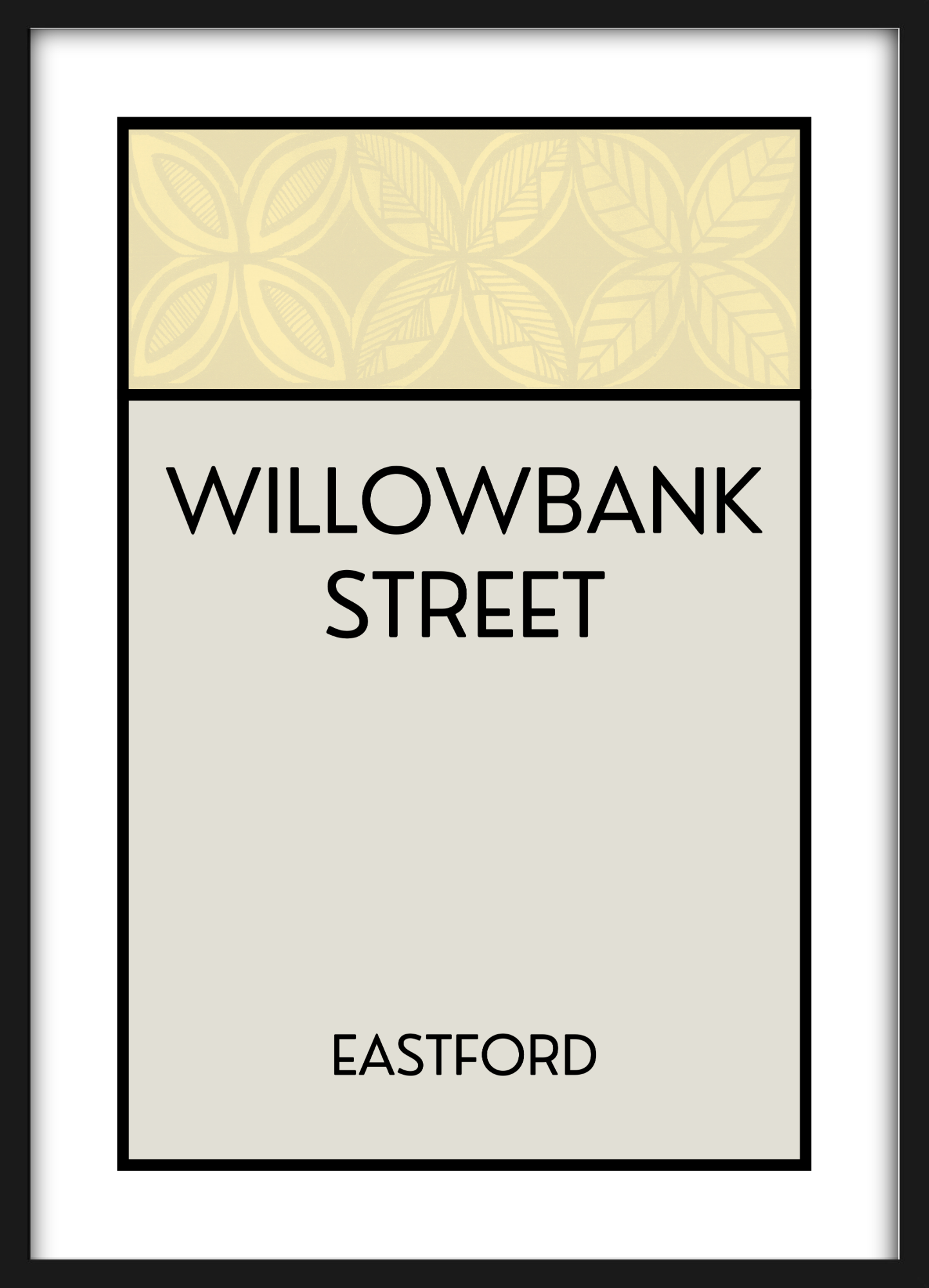 CUSTOM ADDRESS ART - PATTERNED