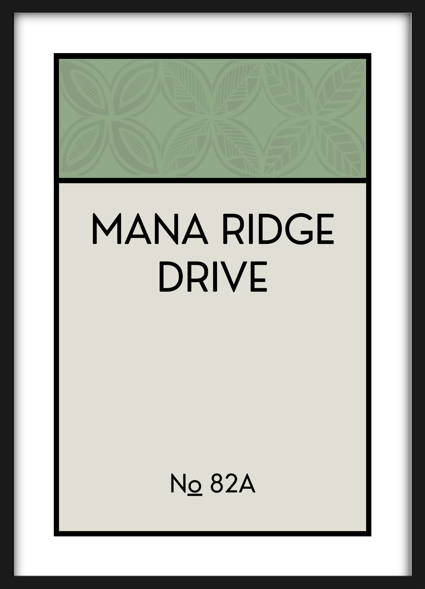 CUSTOM ADDRESS ART - PATTERNED