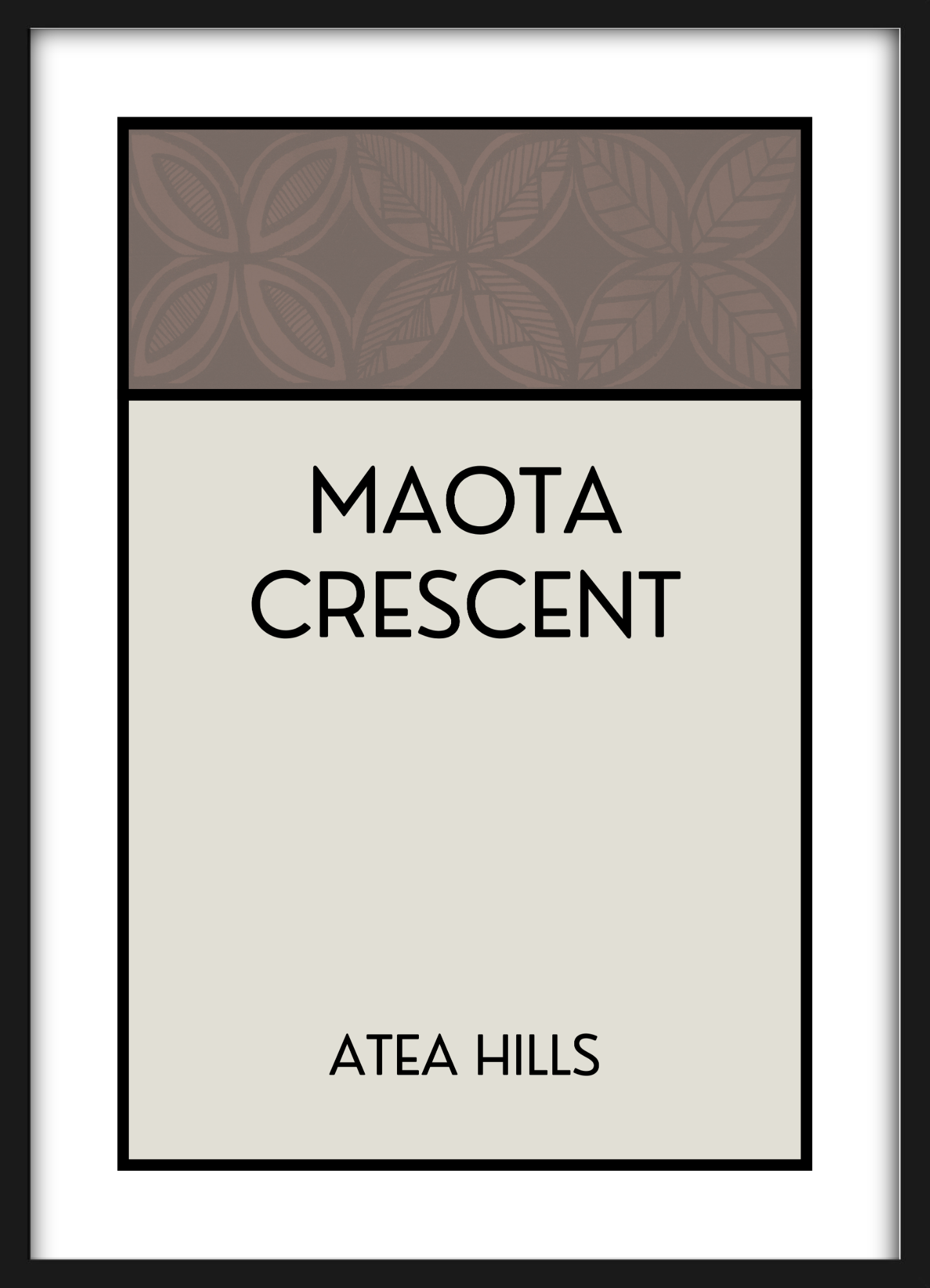 CUSTOM ADDRESS ART - PATTERNED