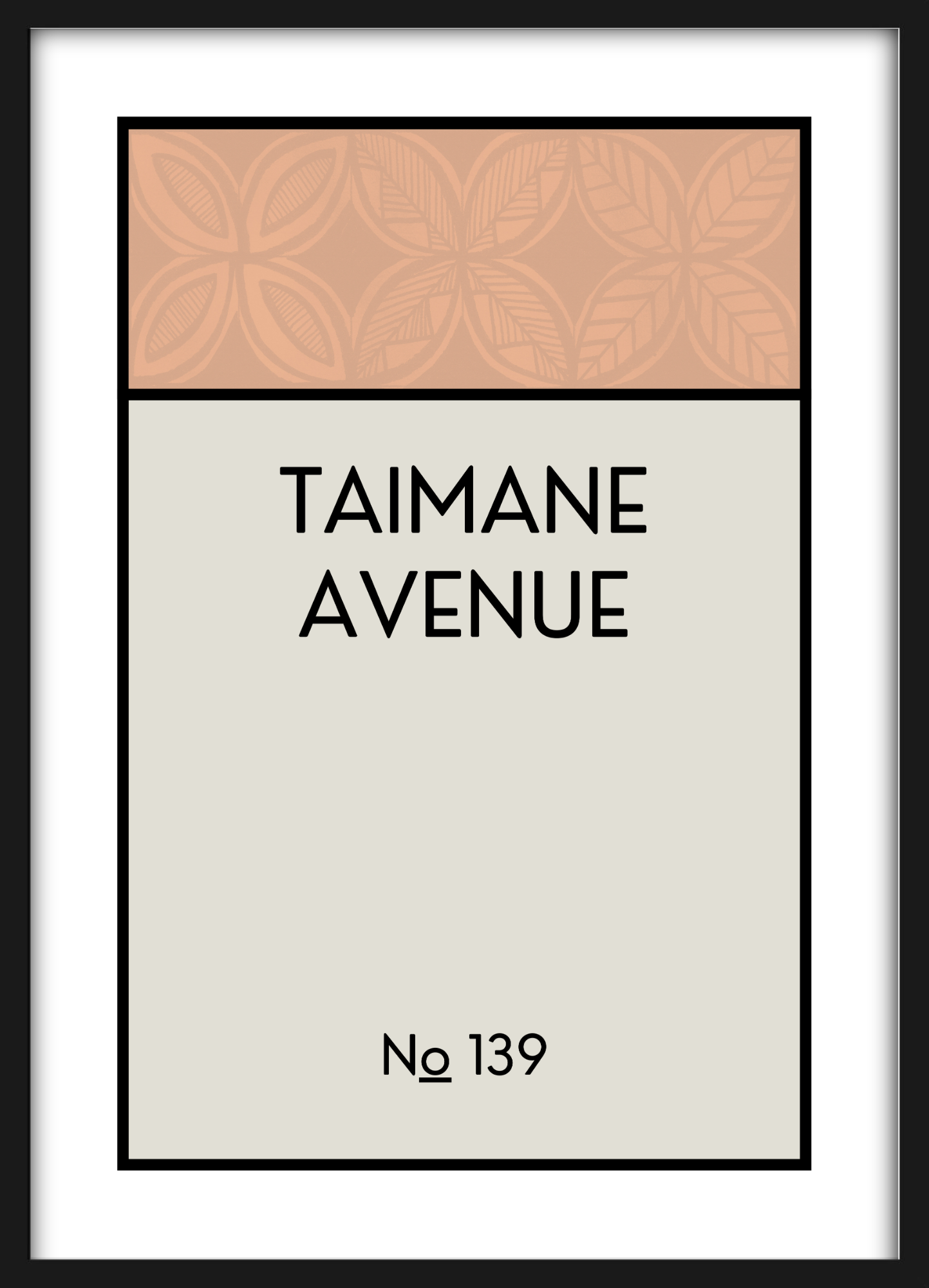 CUSTOM ADDRESS ART - PATTERNED