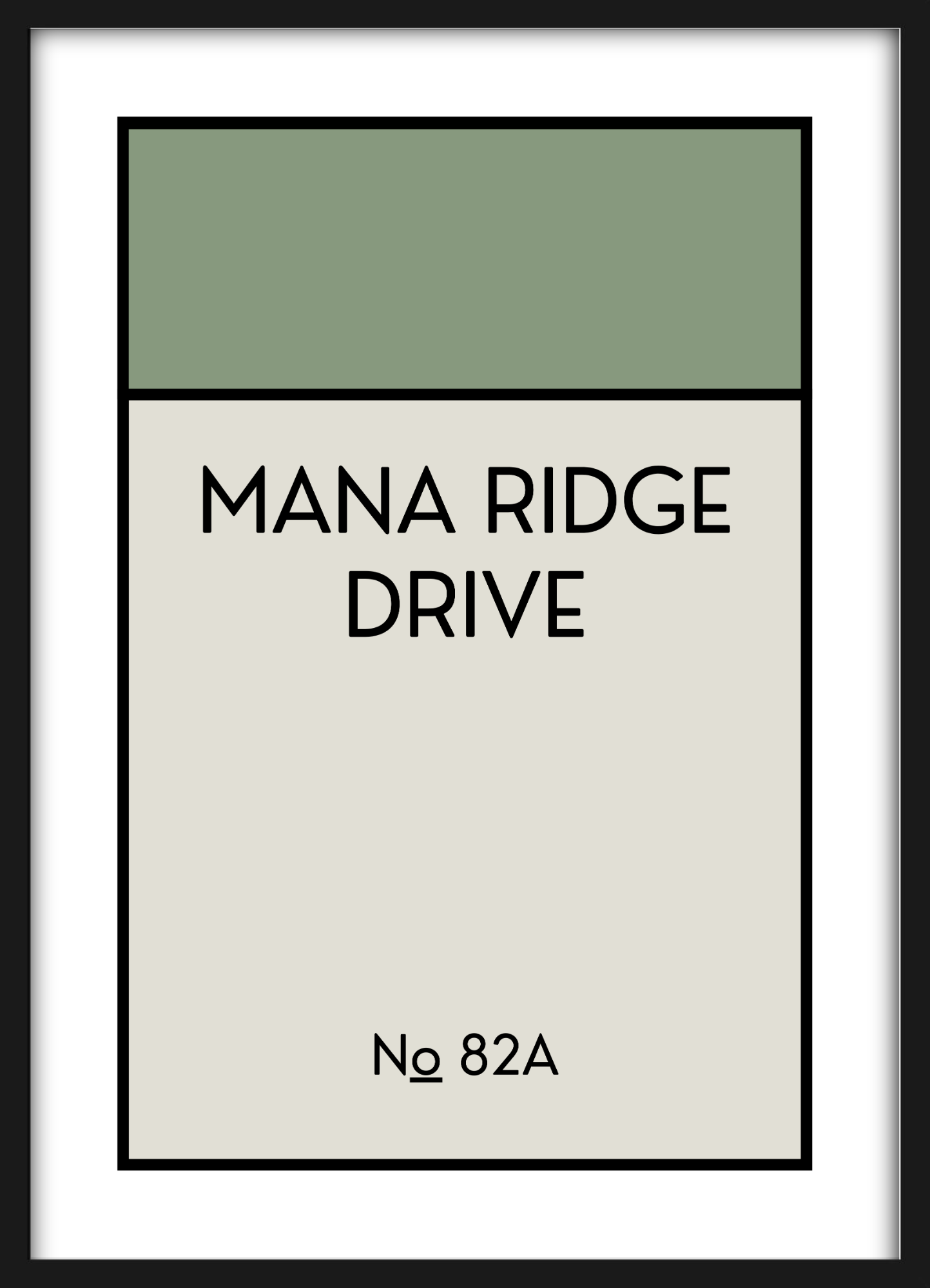 CUSTOM ADDRESS ART - CLASSIC