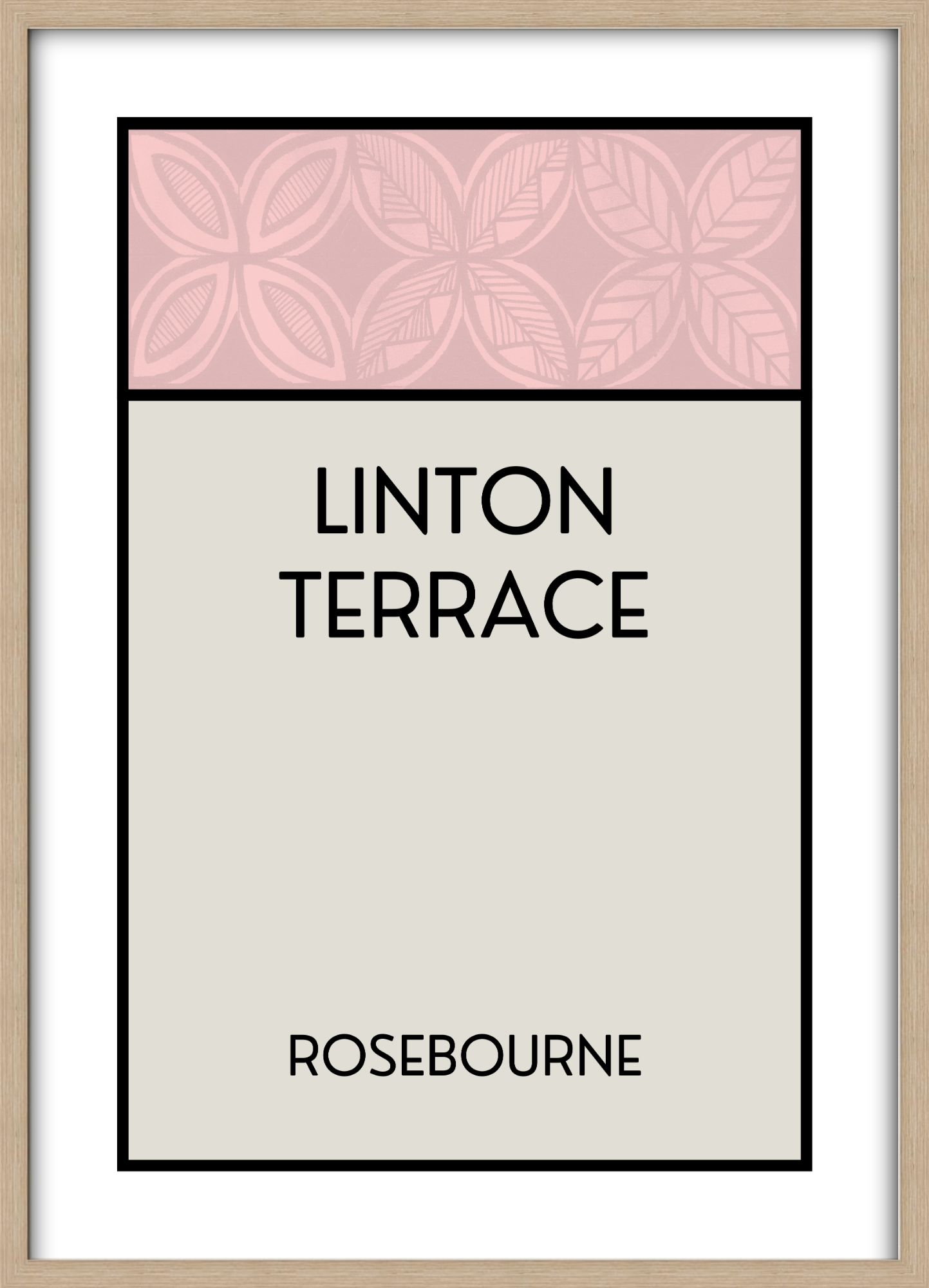 CUSTOM ADDRESS ART - PATTERNED