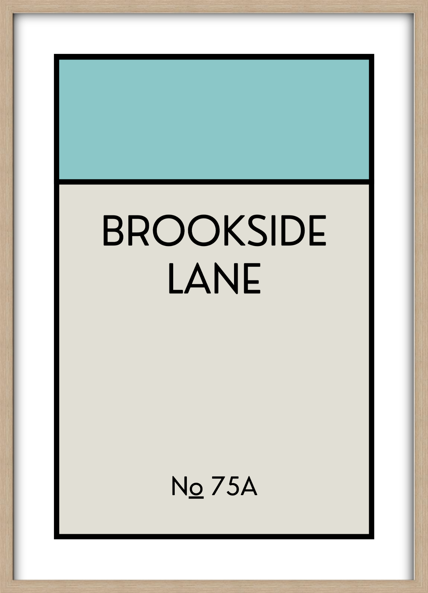 CUSTOM ADDRESS ART - CLASSIC