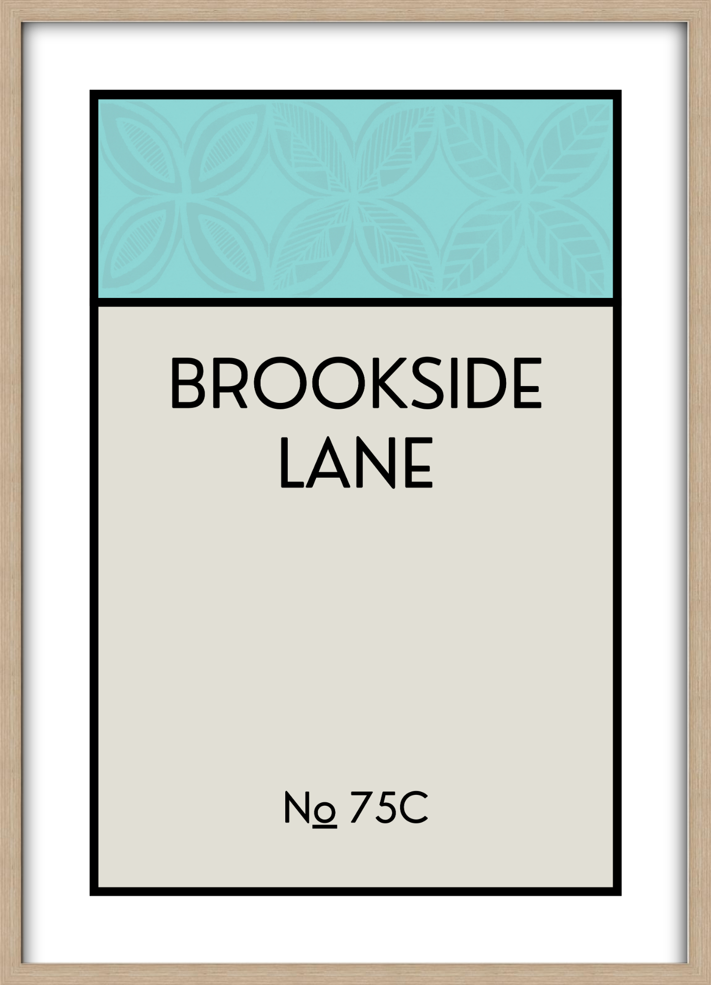 CUSTOM ADDRESS ART - PATTERNED