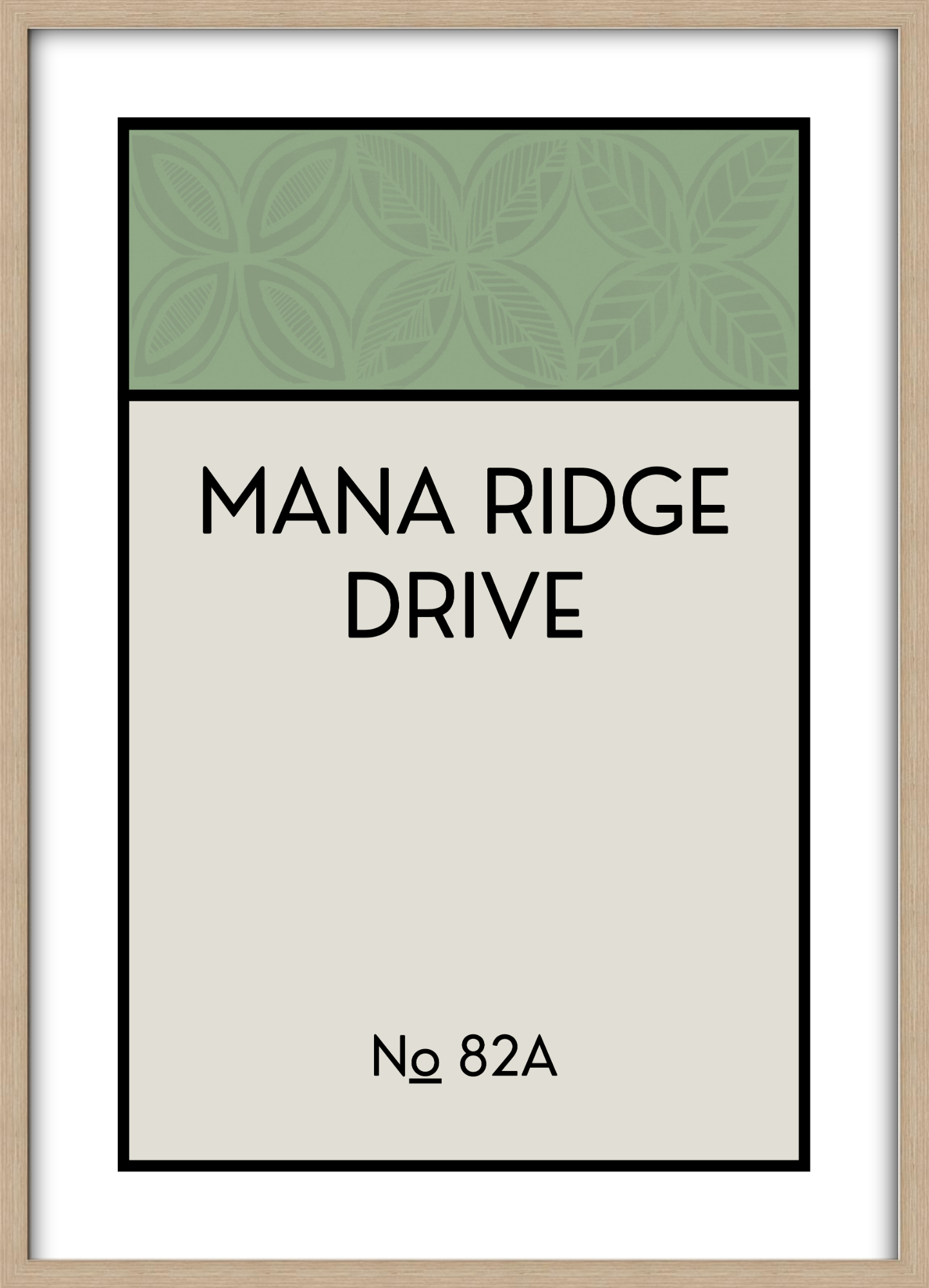 CUSTOM ADDRESS ART - PATTERNED