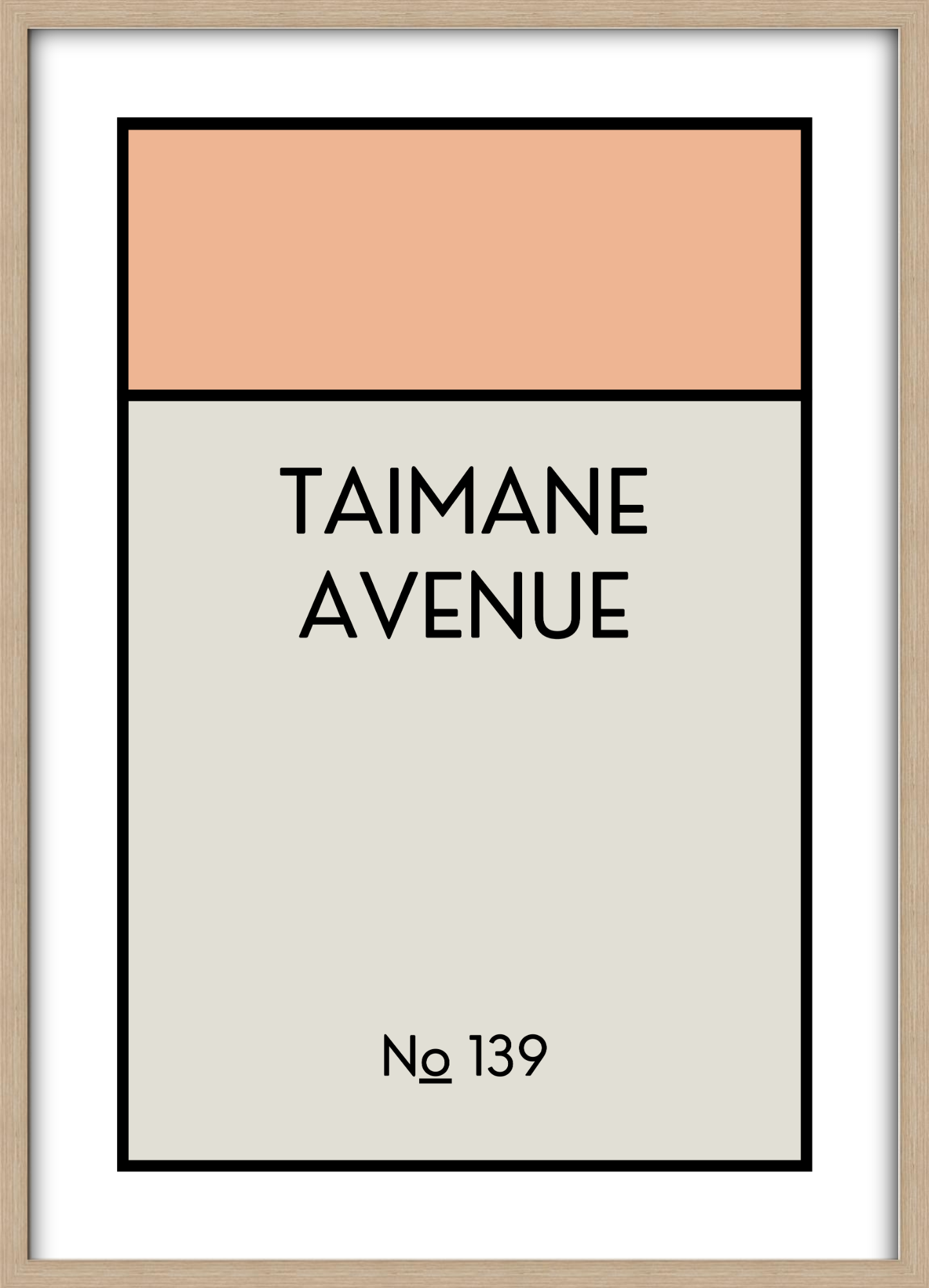 CUSTOM ADDRESS ART - CLASSIC