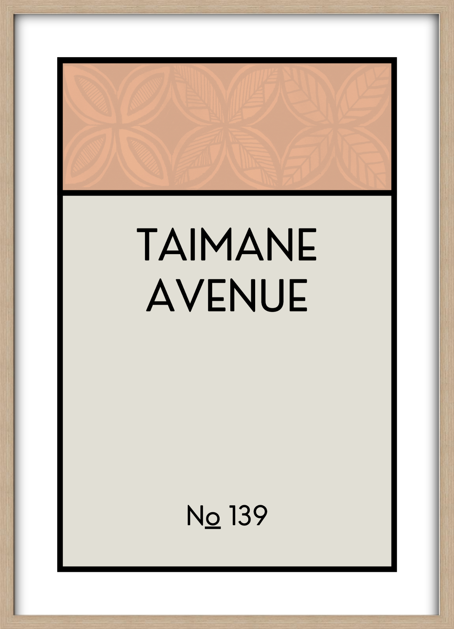 CUSTOM ADDRESS ART - PATTERNED
