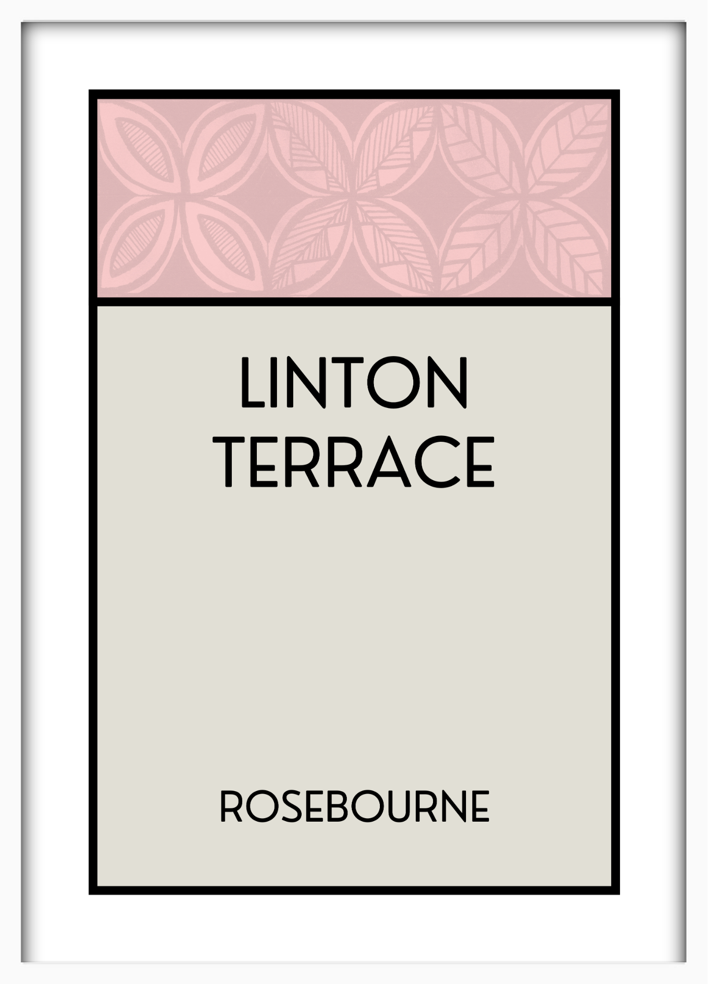 CUSTOM ADDRESS ART - PATTERNED