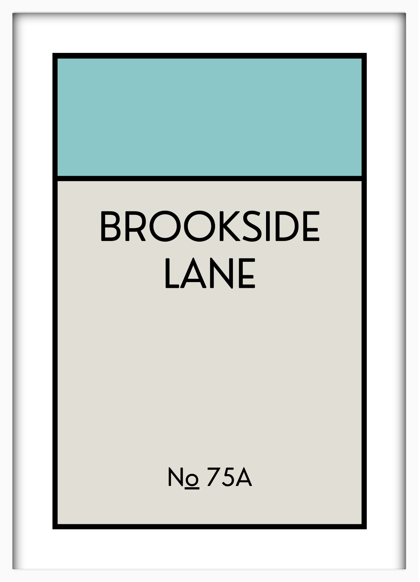 CUSTOM ADDRESS ART - CLASSIC