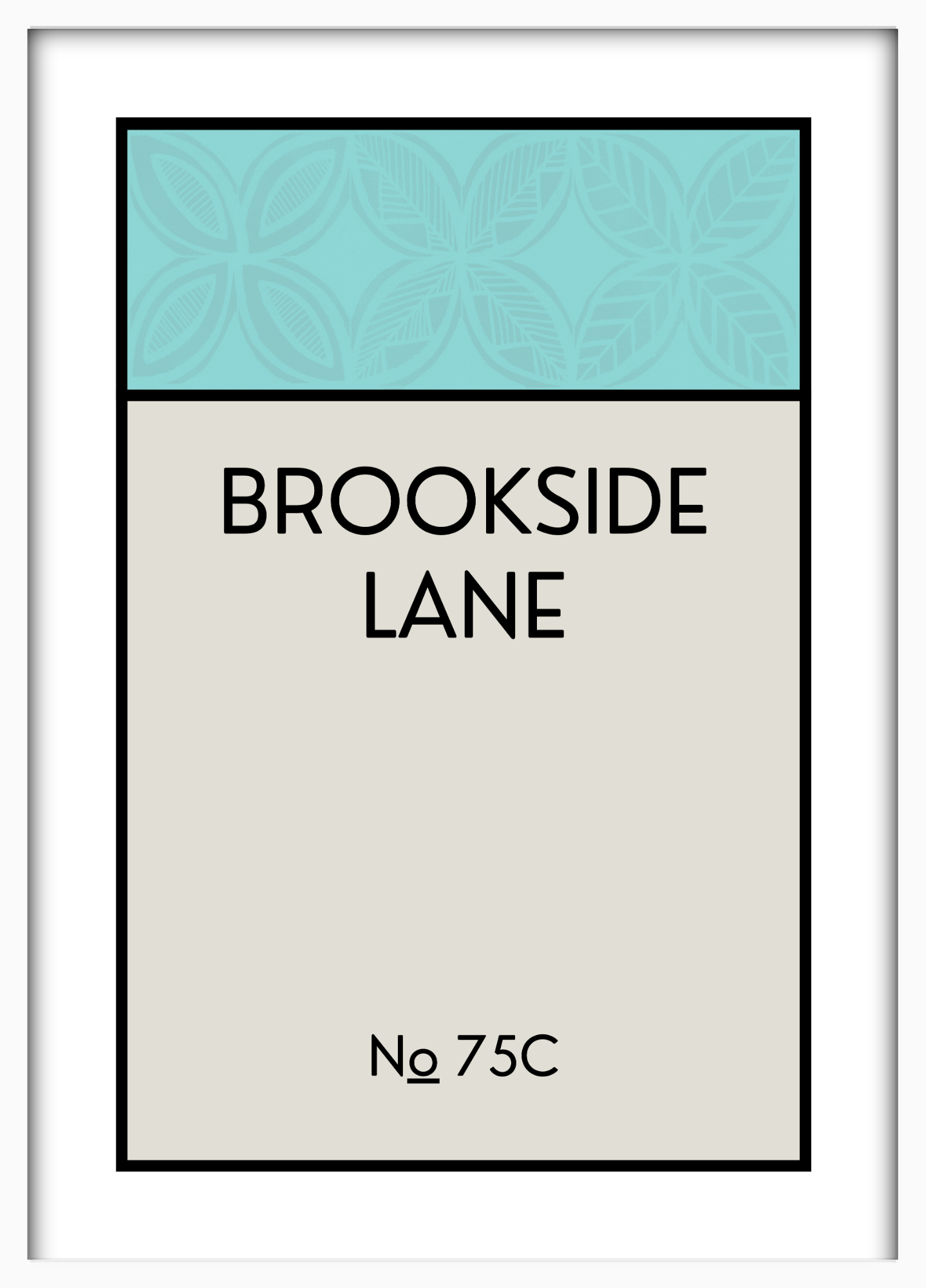 CUSTOM ADDRESS ART - PATTERNED