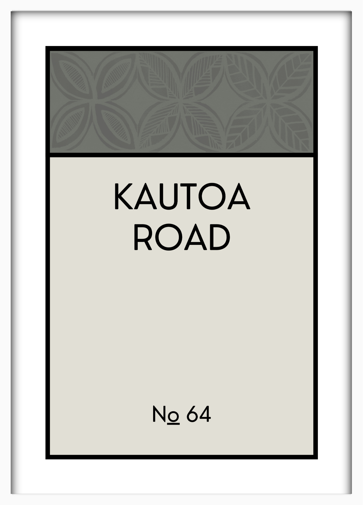 CUSTOM ADDRESS ART - PATTERNED