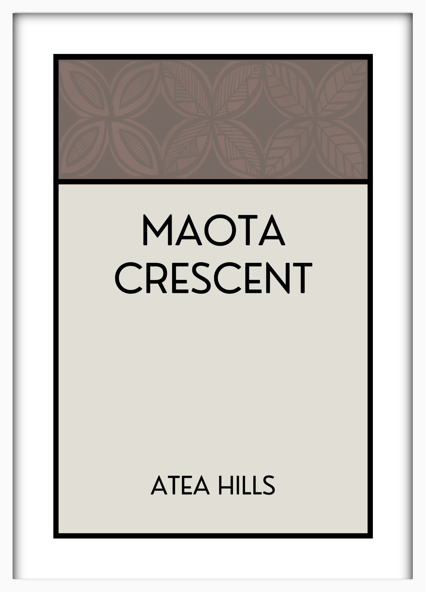 CUSTOM ADDRESS ART - PATTERNED