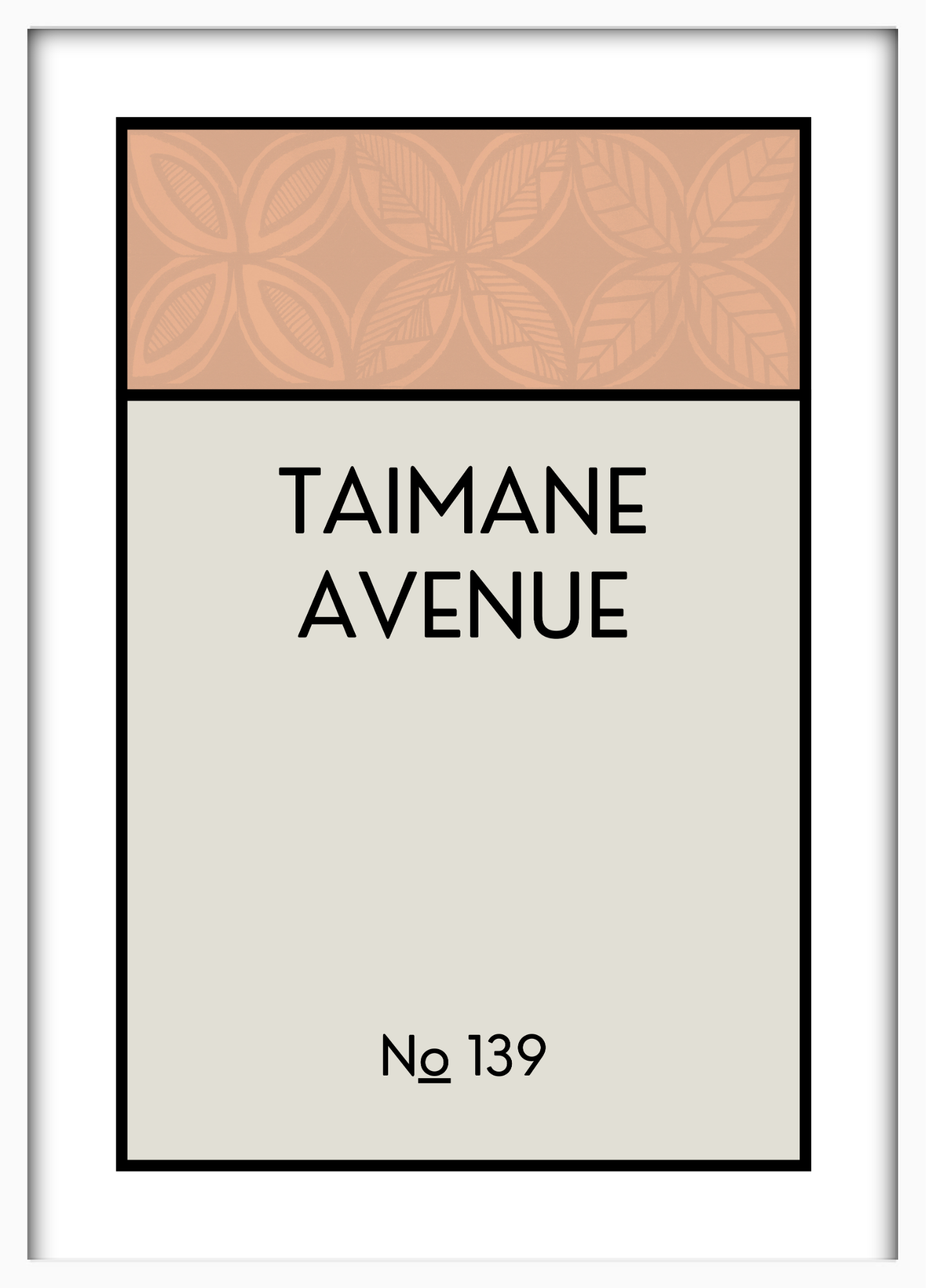 CUSTOM ADDRESS ART - PATTERNED