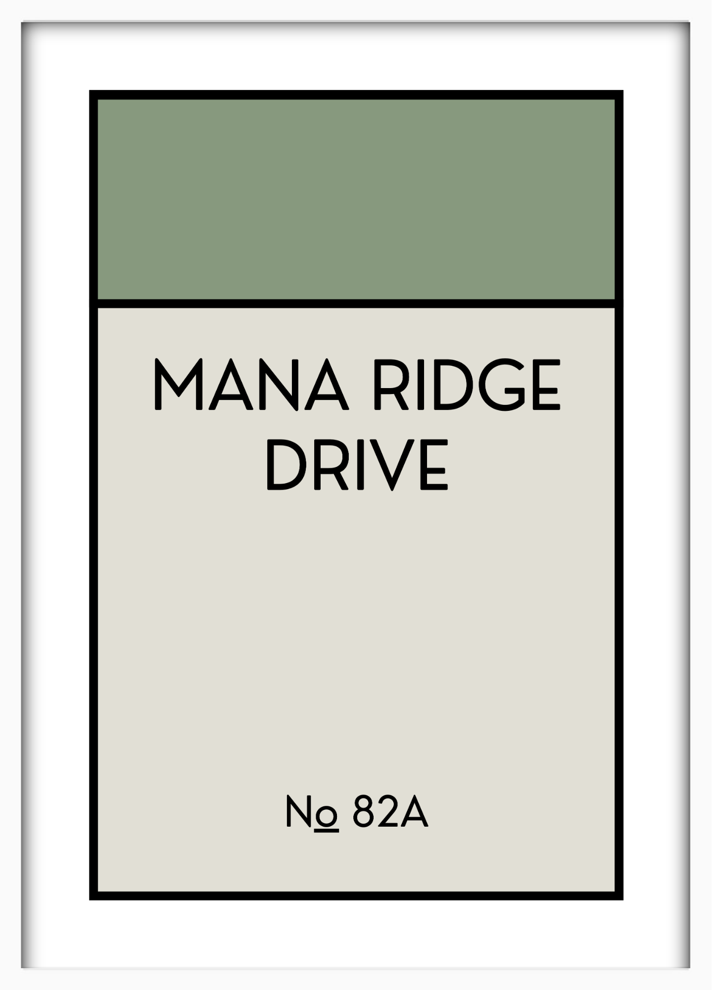 CUSTOM ADDRESS ART - CLASSIC