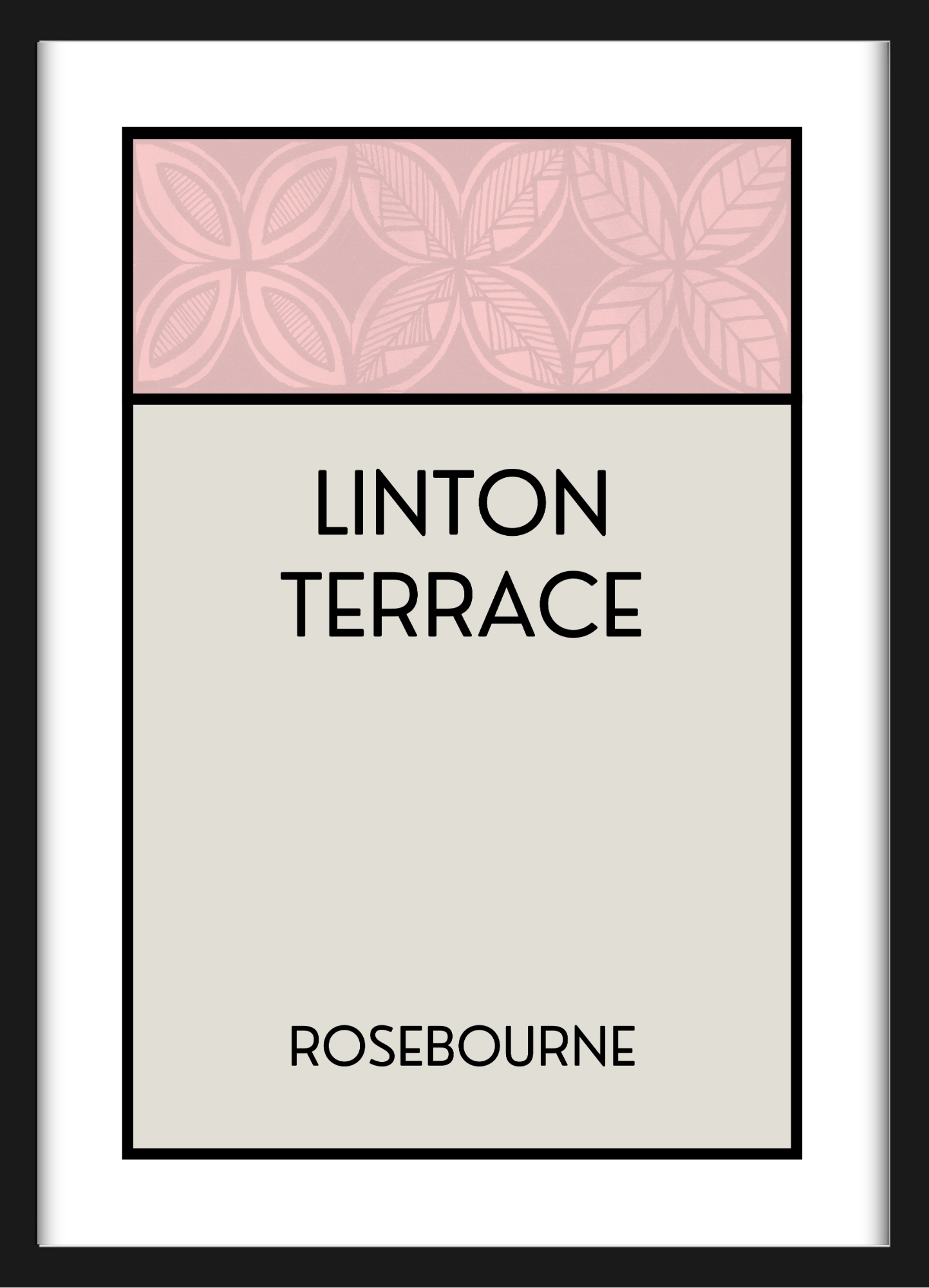 CUSTOM ADDRESS ART - PATTERNED