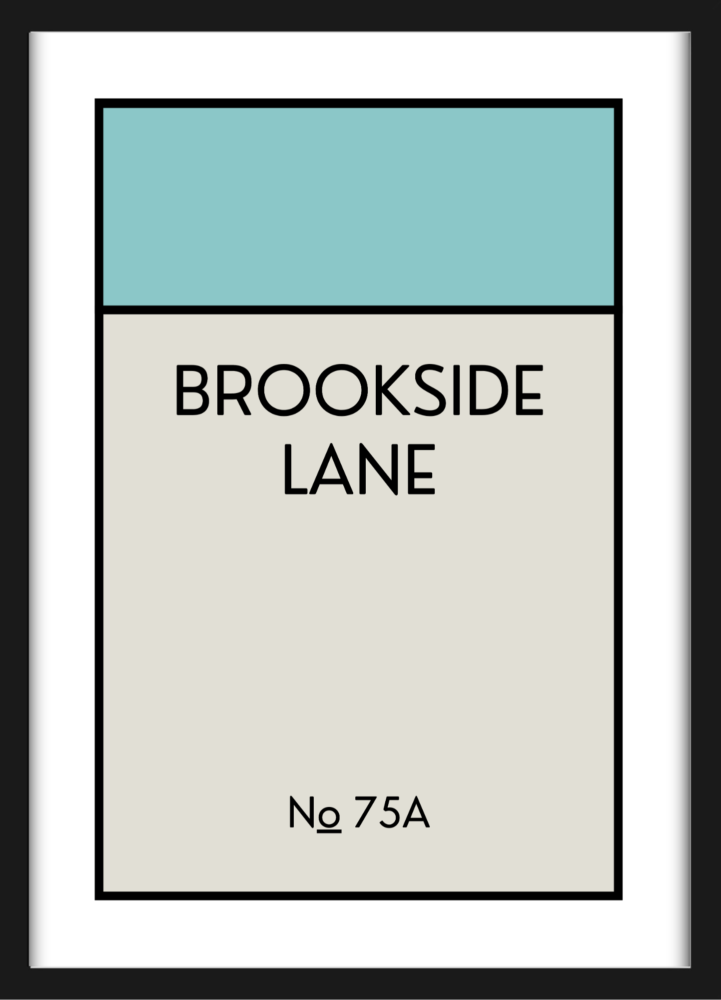 CUSTOM ADDRESS ART - CLASSIC