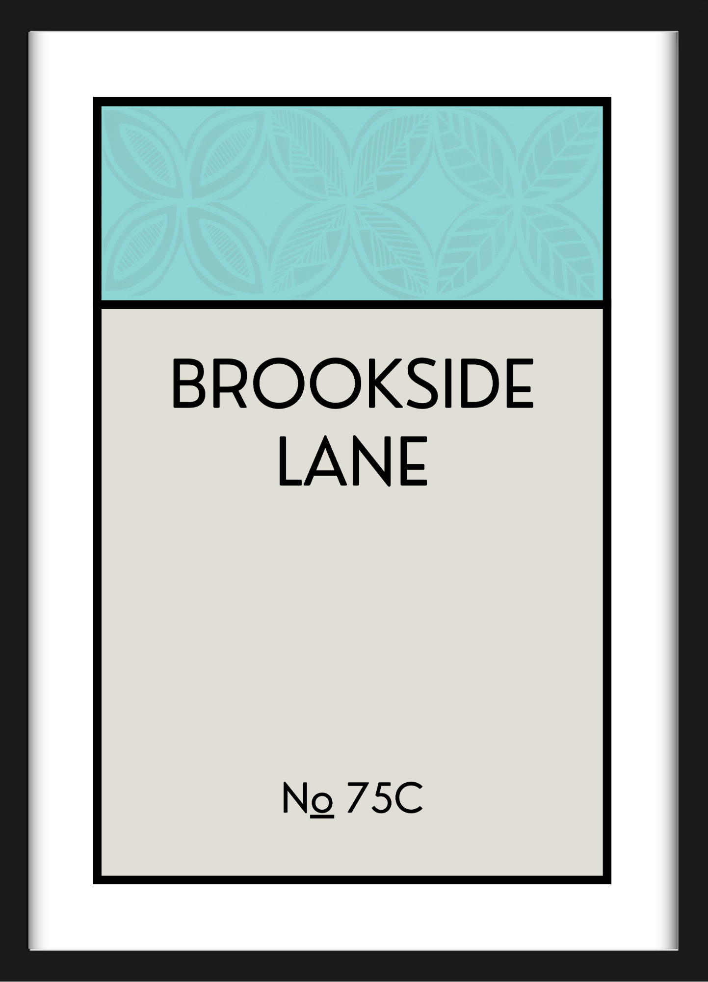 CUSTOM ADDRESS ART - PATTERNED