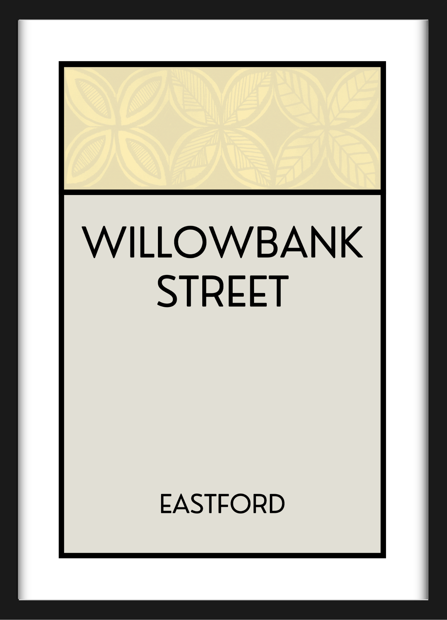 CUSTOM ADDRESS ART - PATTERNED