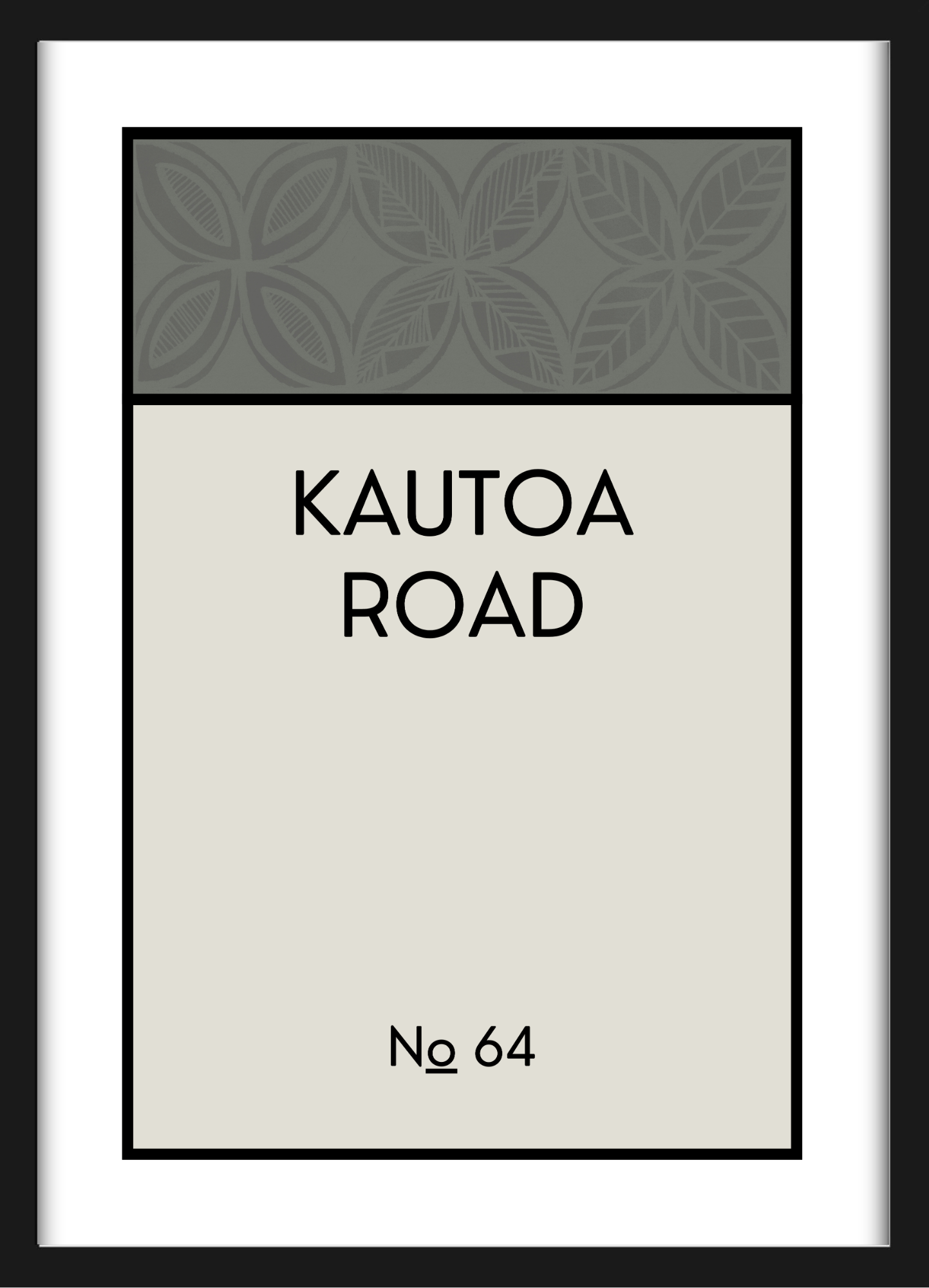 CUSTOM ADDRESS ART - PATTERNED