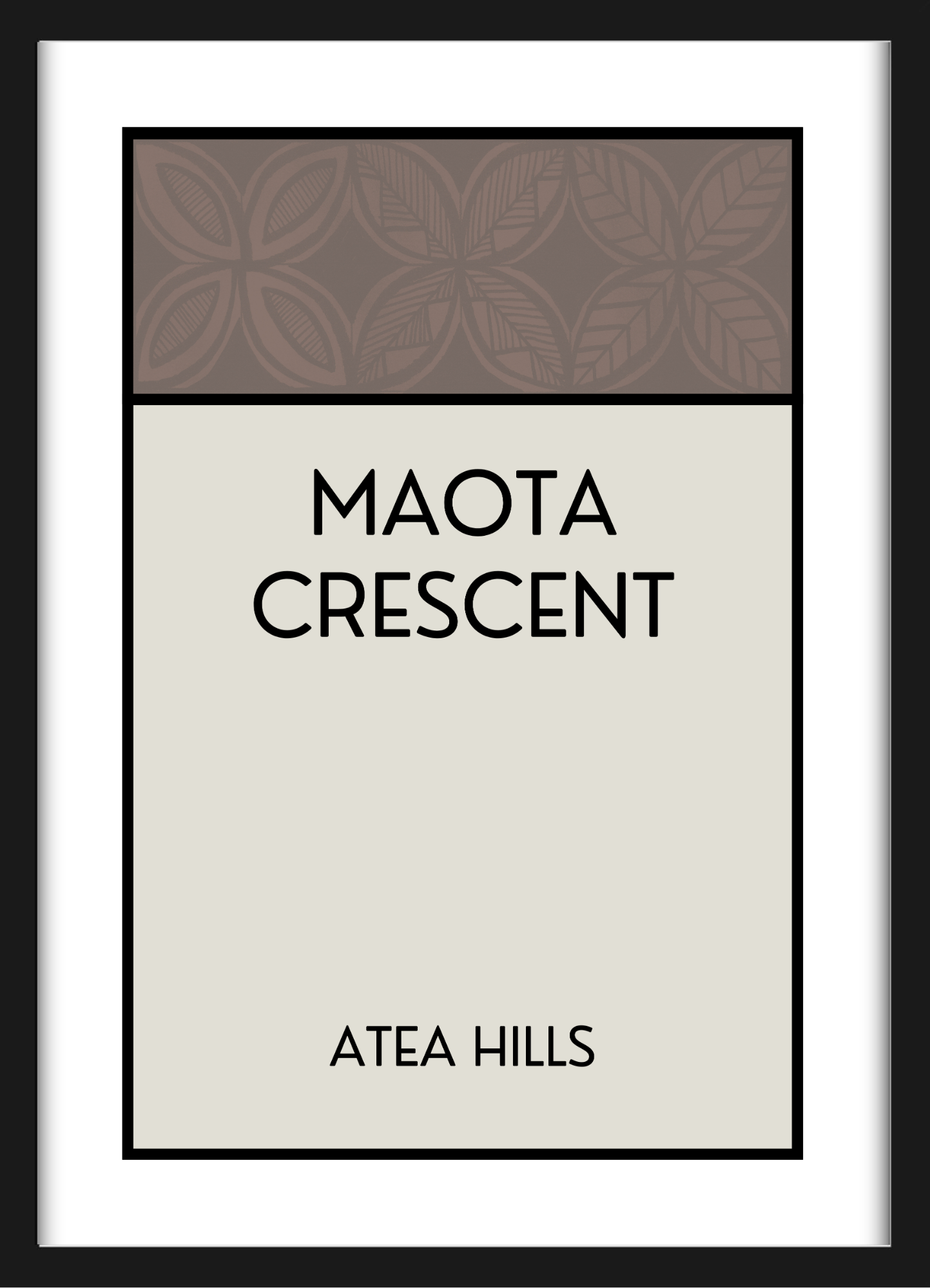 CUSTOM ADDRESS ART - PATTERNED