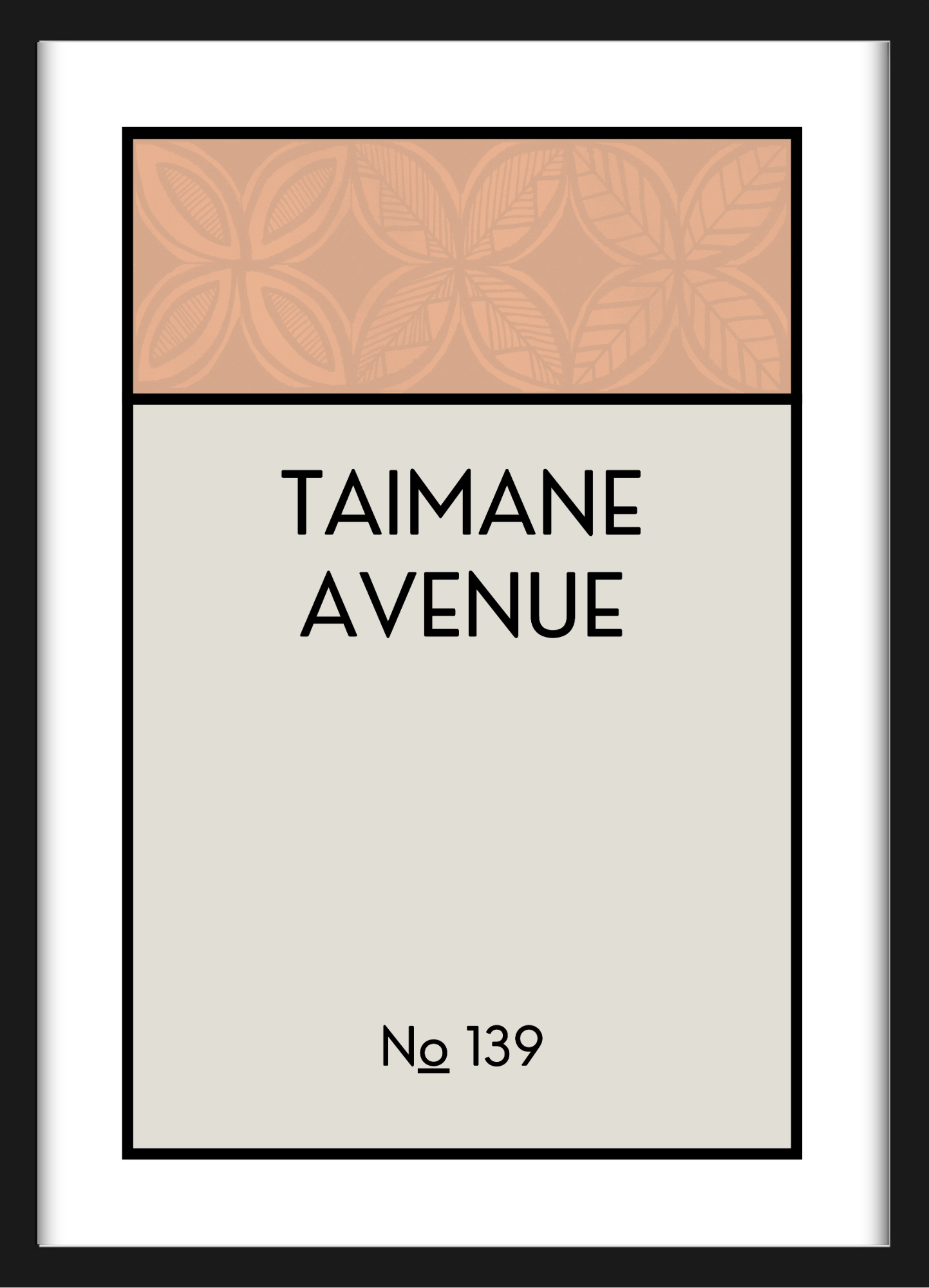 CUSTOM ADDRESS ART - PATTERNED