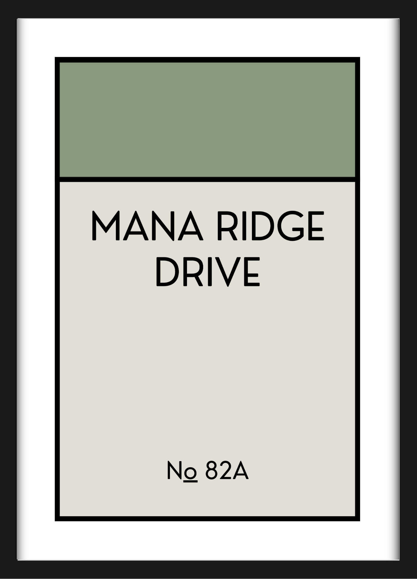 CUSTOM ADDRESS ART - CLASSIC