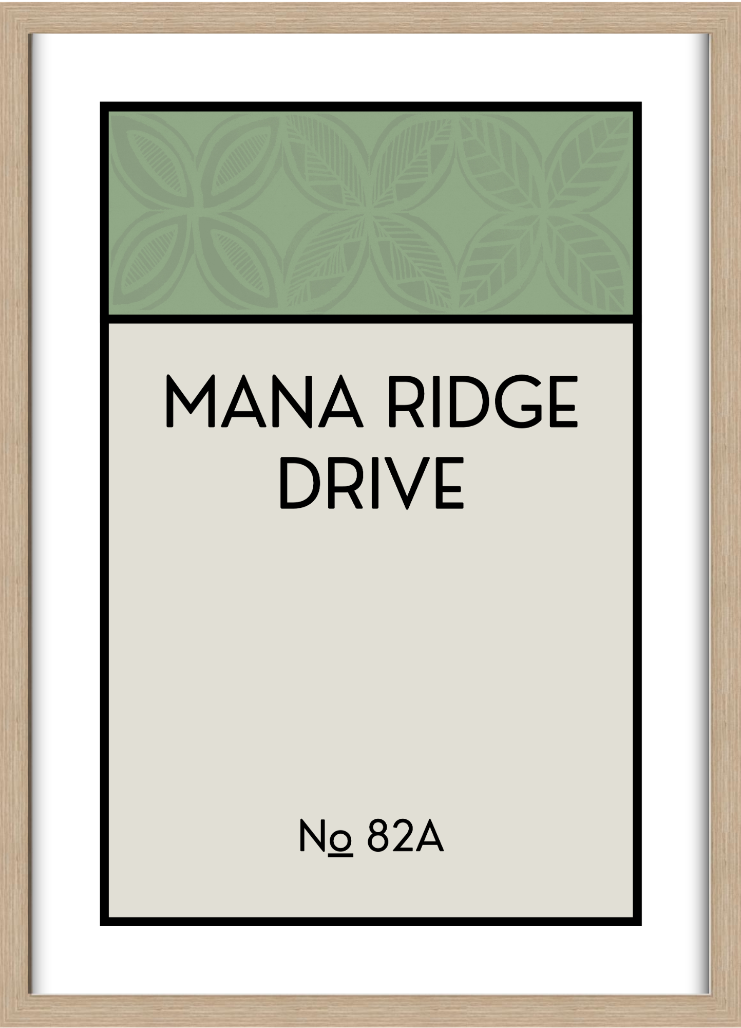 CUSTOM ADDRESS ART - PATTERNED