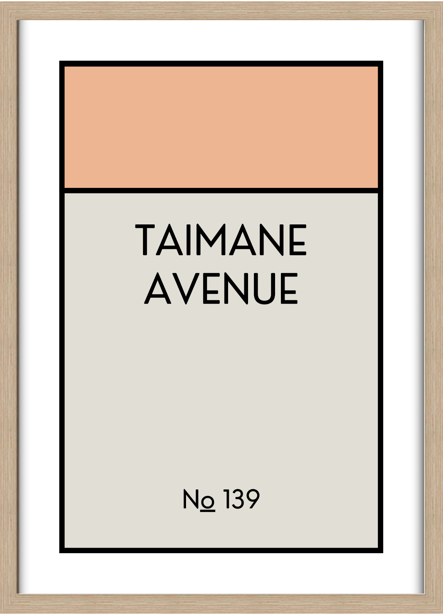 CUSTOM ADDRESS ART - CLASSIC