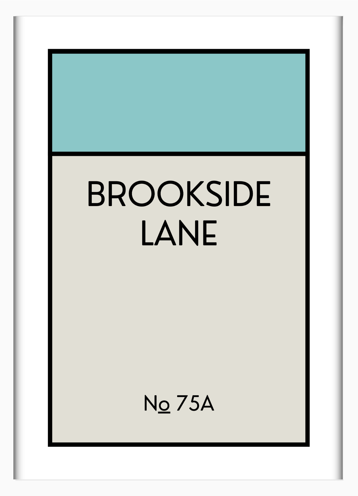 CUSTOM ADDRESS ART - CLASSIC