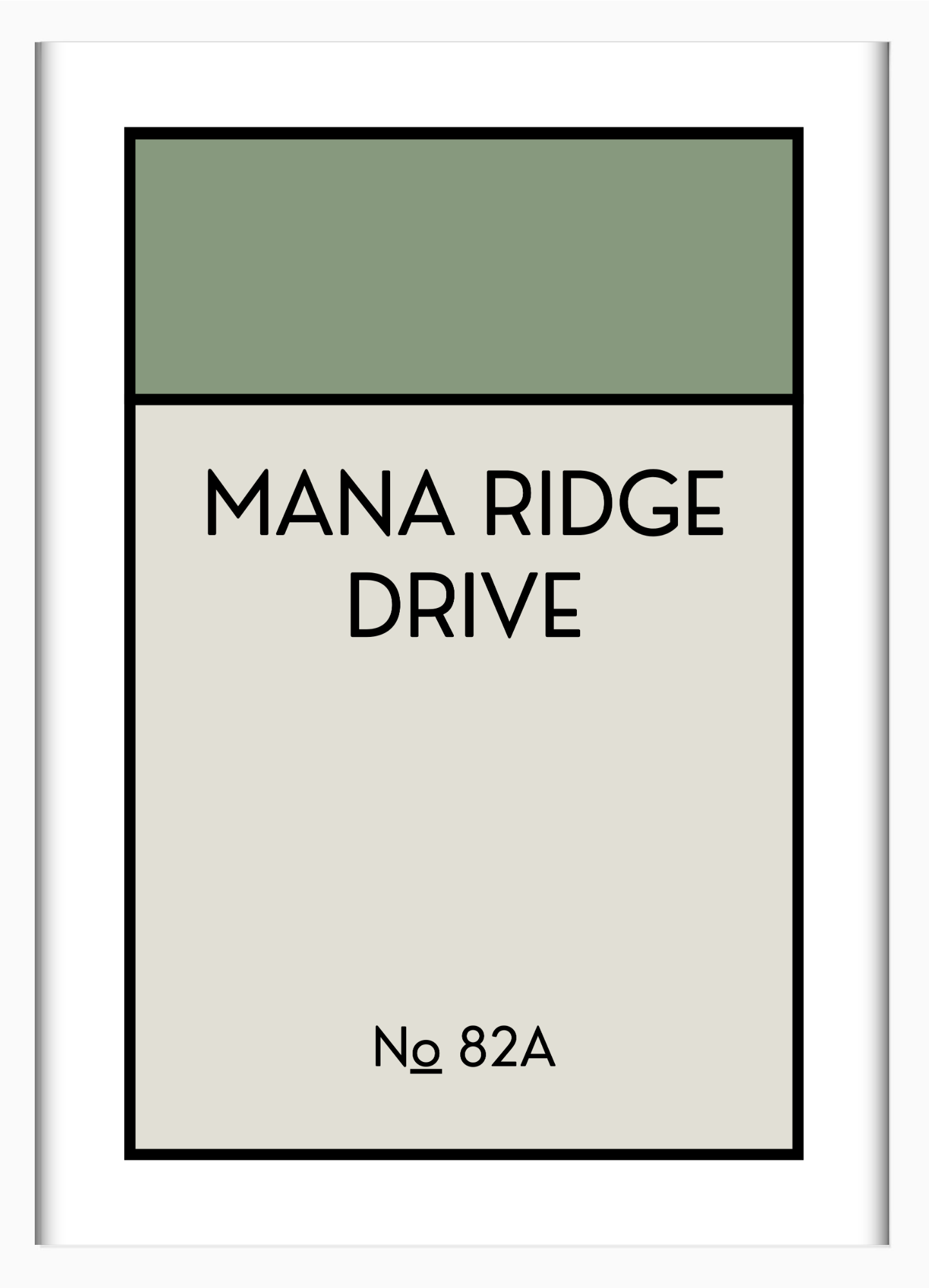 CUSTOM ADDRESS ART - CLASSIC