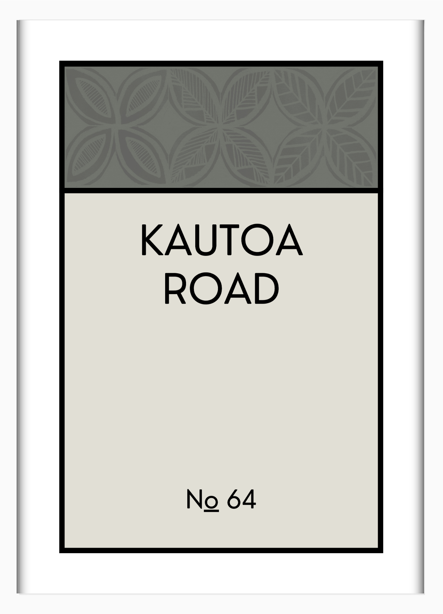 CUSTOM ADDRESS ART - PATTERNED