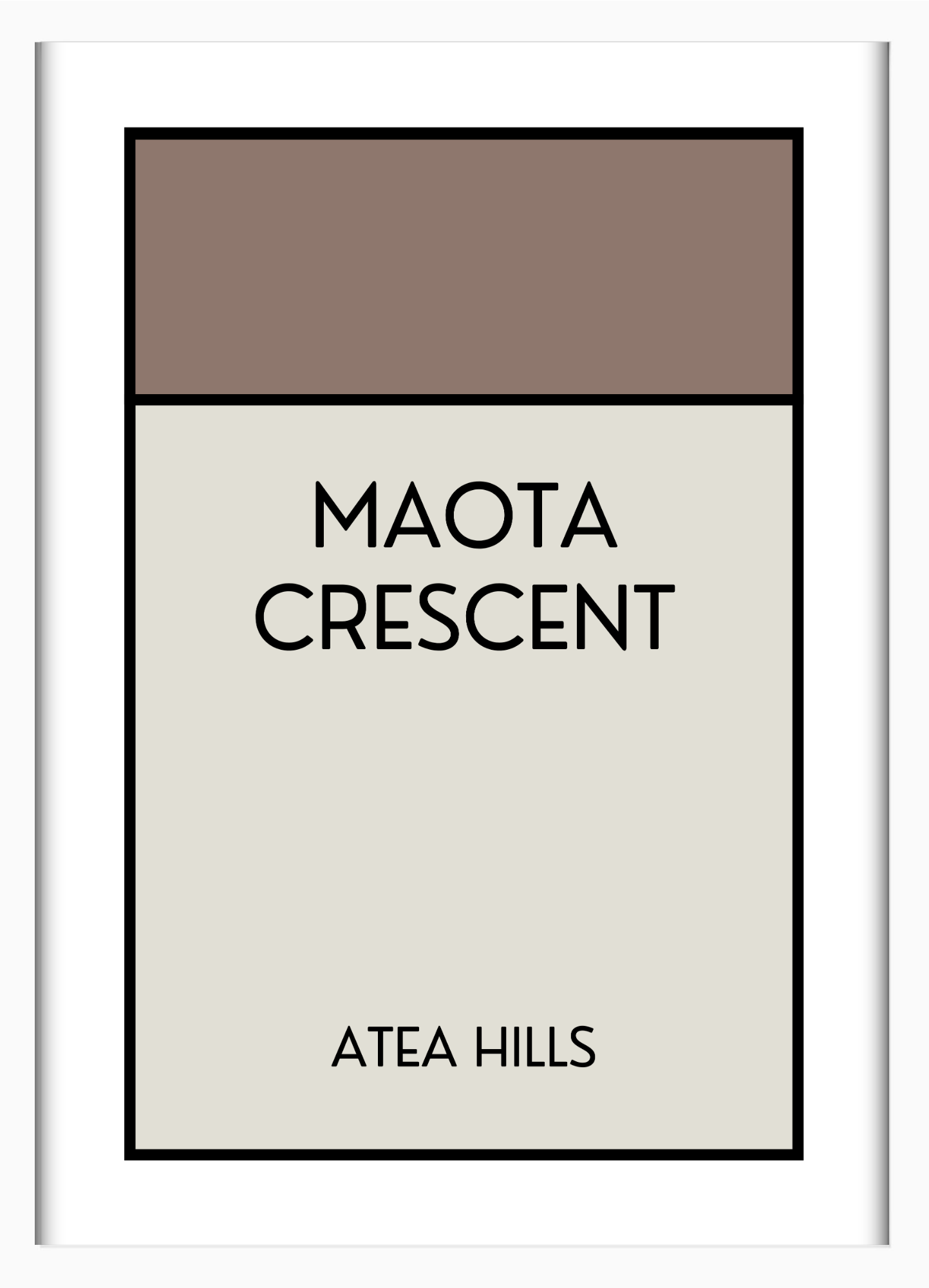 CUSTOM ADDRESS ART - CLASSIC