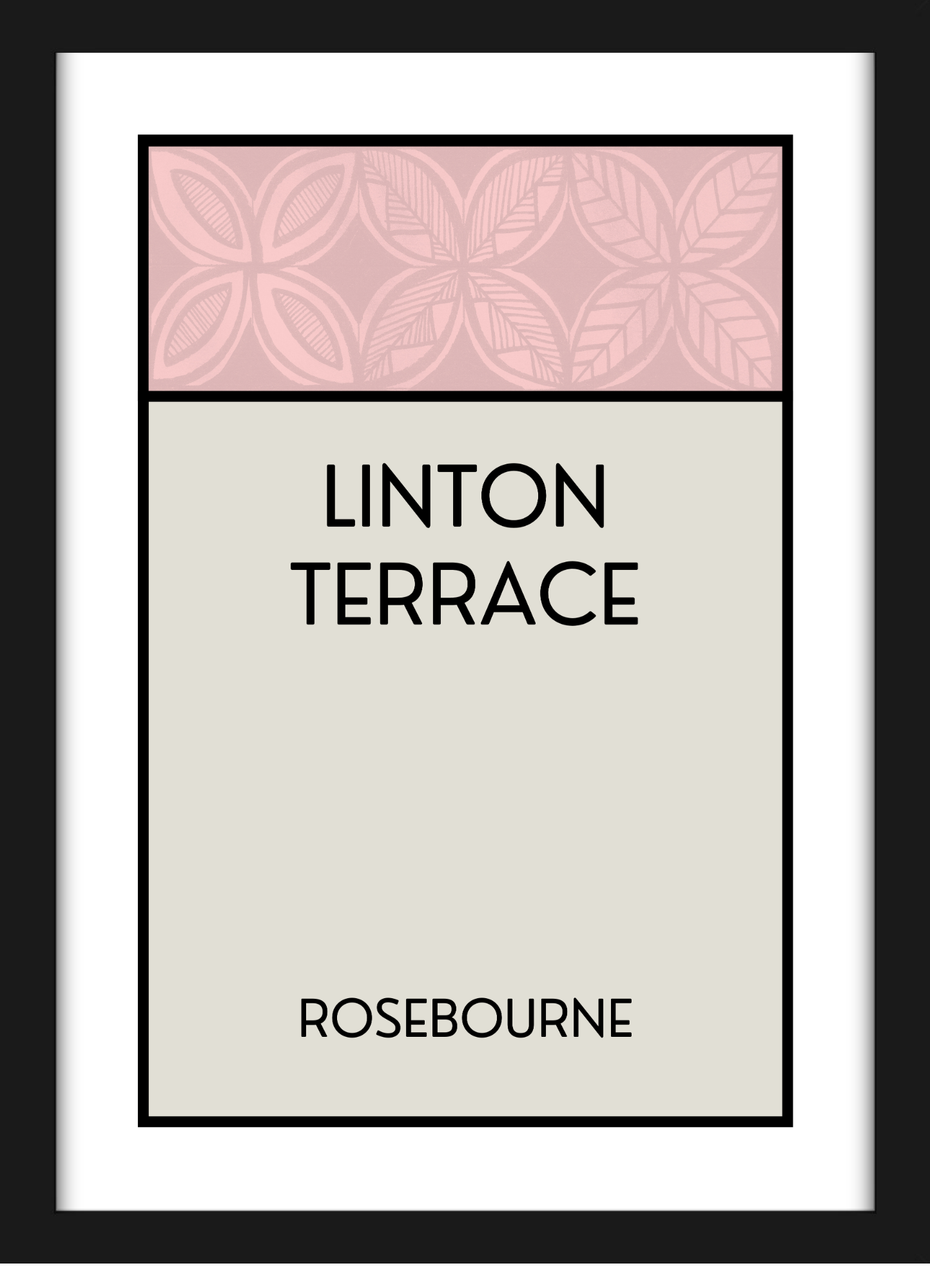 CUSTOM ADDRESS ART - PATTERNED