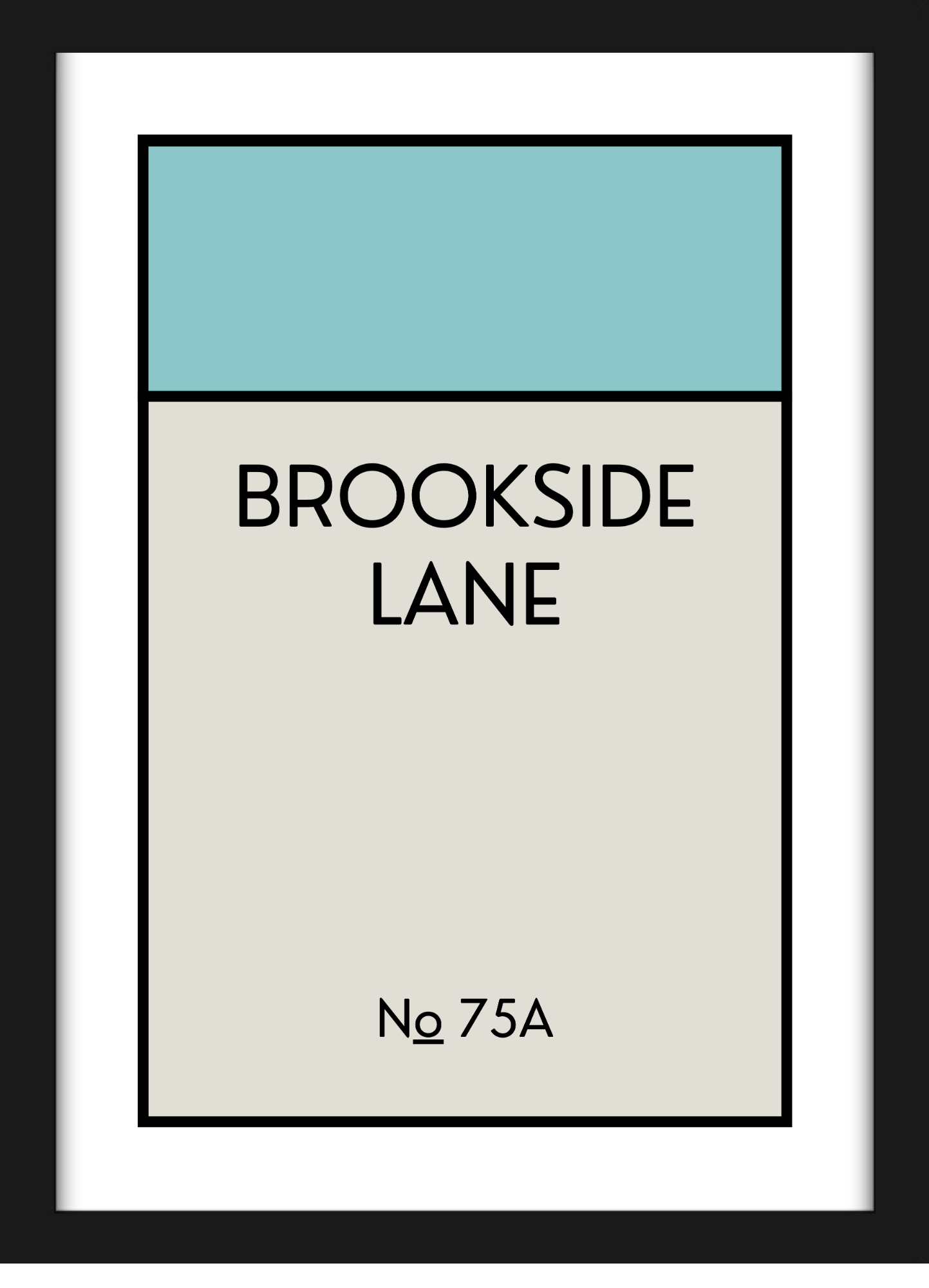 CUSTOM ADDRESS ART - CLASSIC