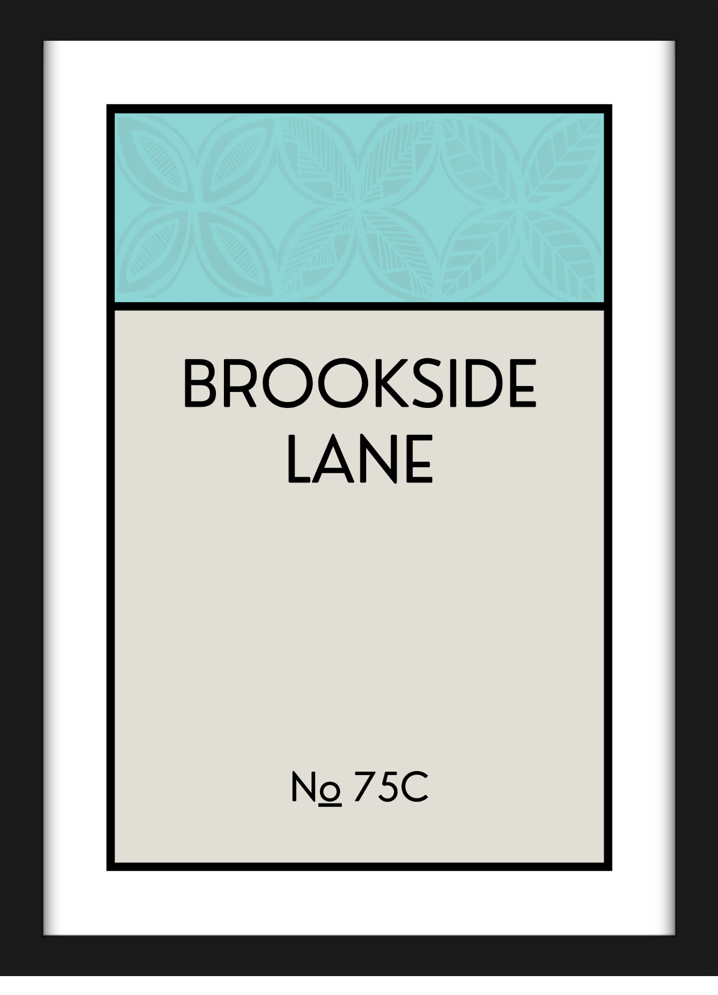 CUSTOM ADDRESS ART - PATTERNED