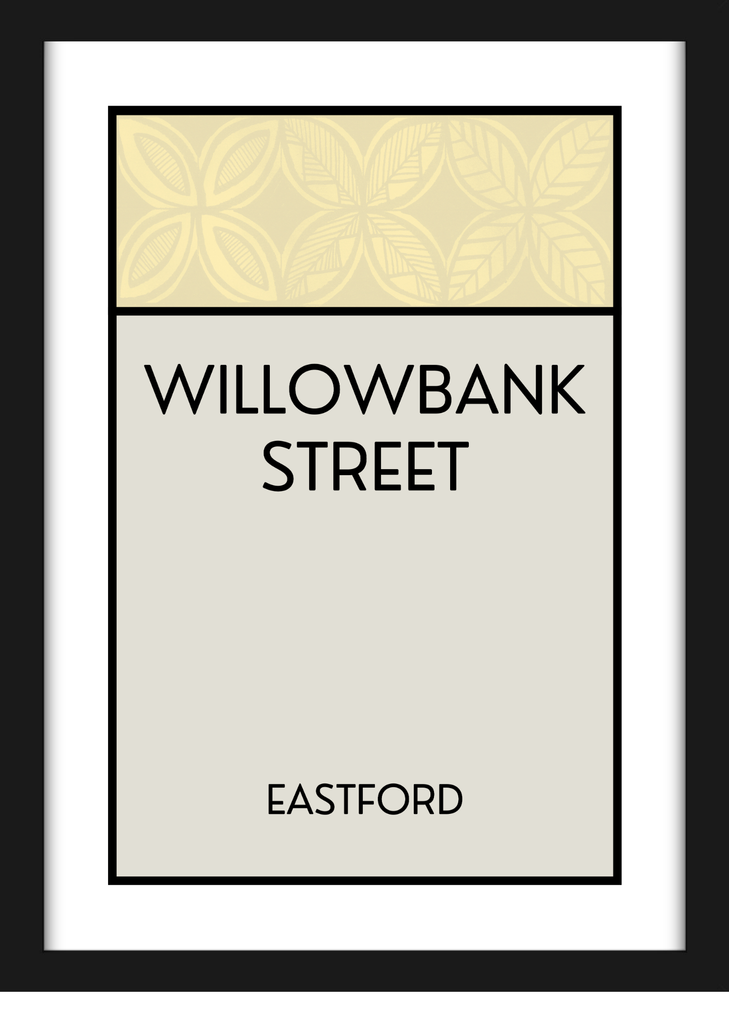 CUSTOM ADDRESS ART - PATTERNED