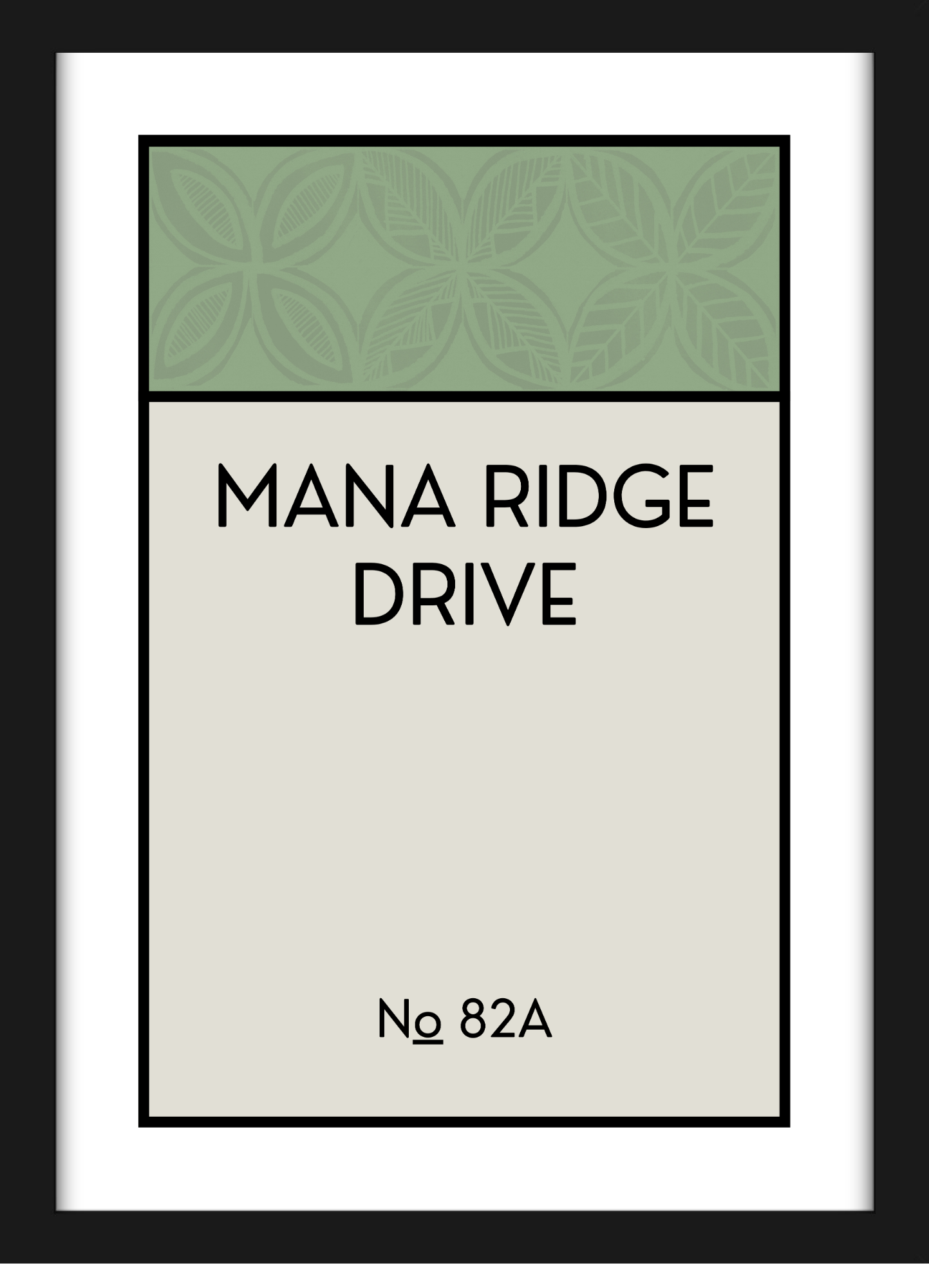 CUSTOM ADDRESS ART - PATTERNED