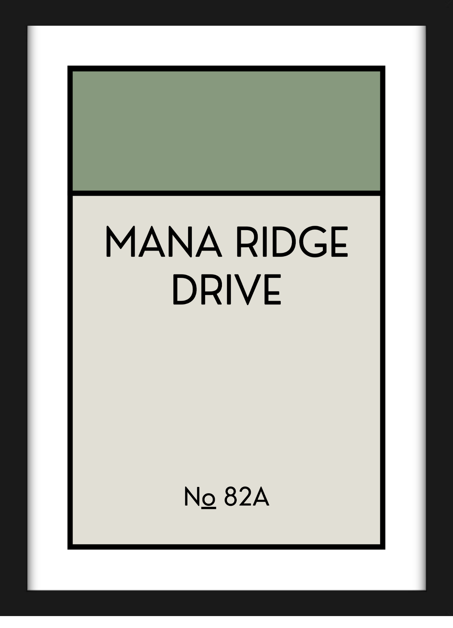 CUSTOM ADDRESS ART - CLASSIC