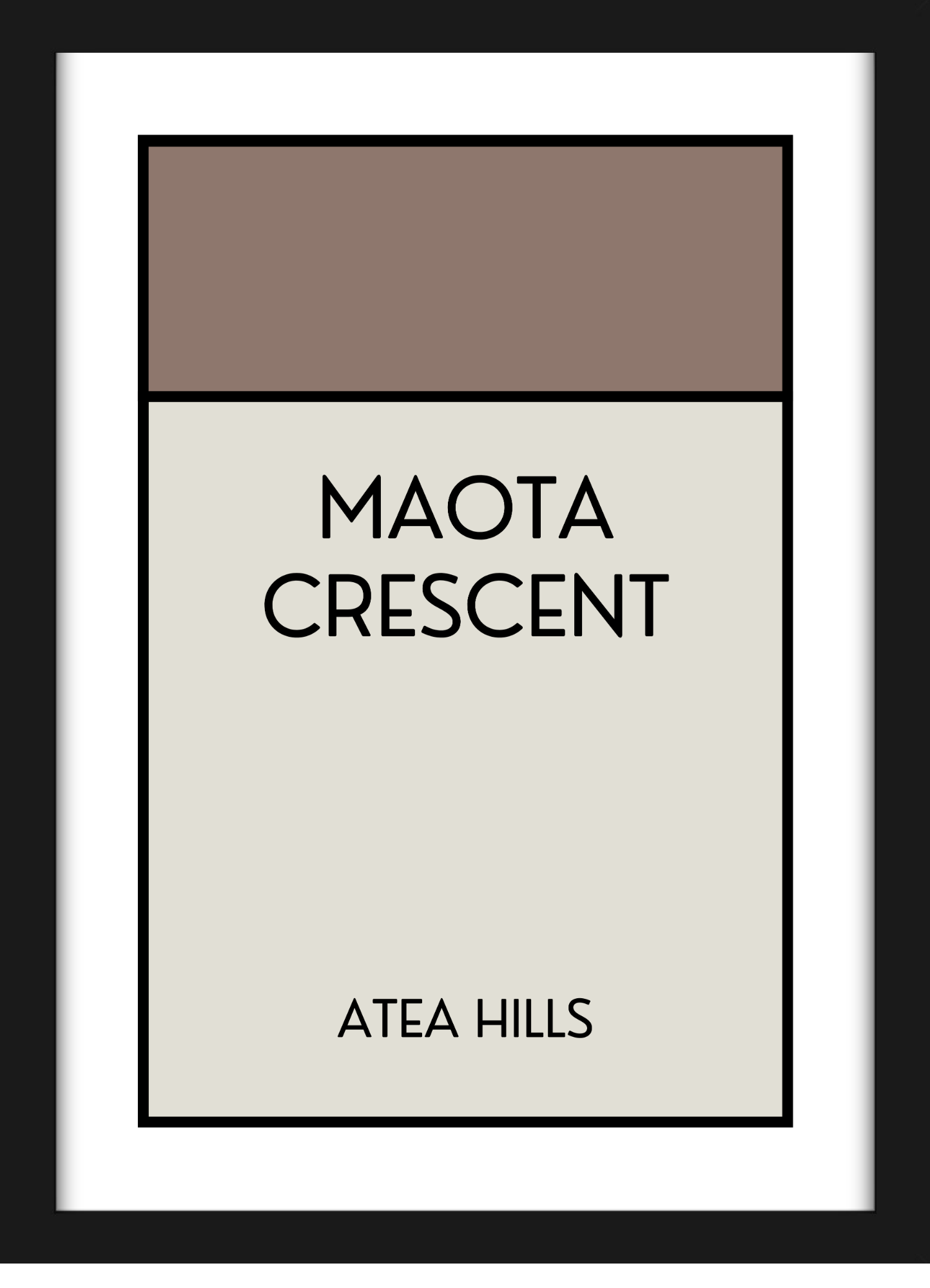 CUSTOM ADDRESS ART - CLASSIC