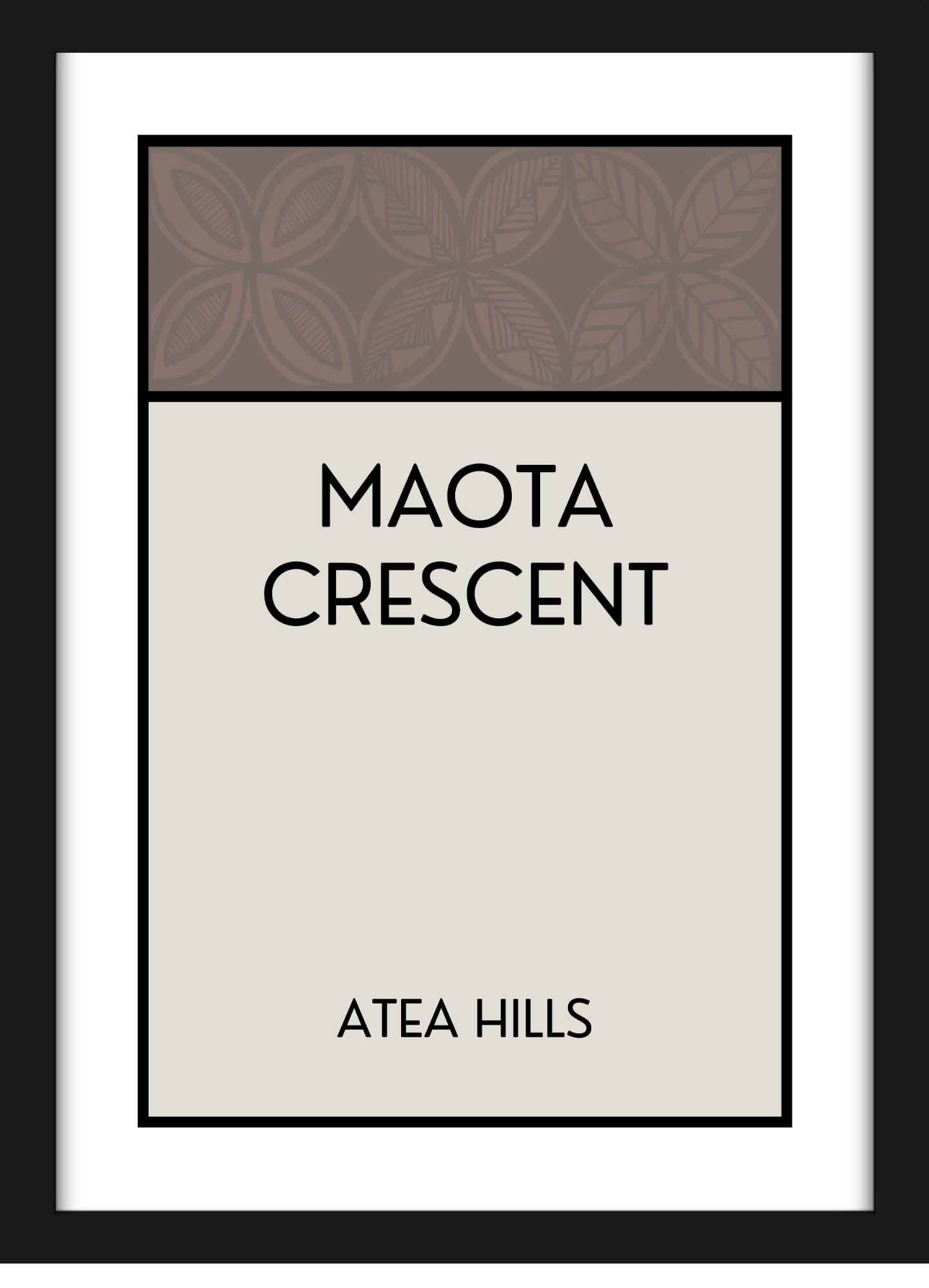 CUSTOM ADDRESS ART - PATTERNED