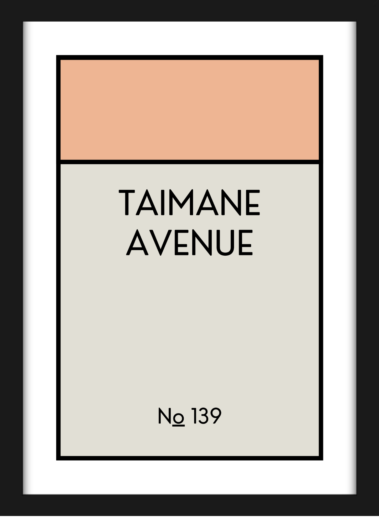 CUSTOM ADDRESS ART - CLASSIC