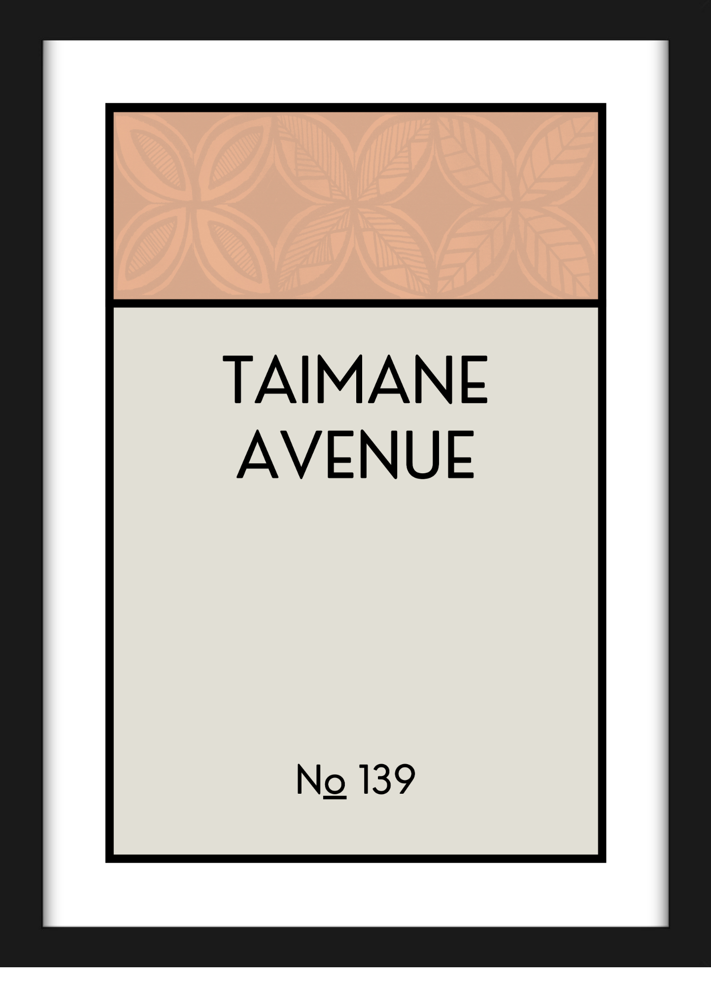 CUSTOM ADDRESS ART - PATTERNED