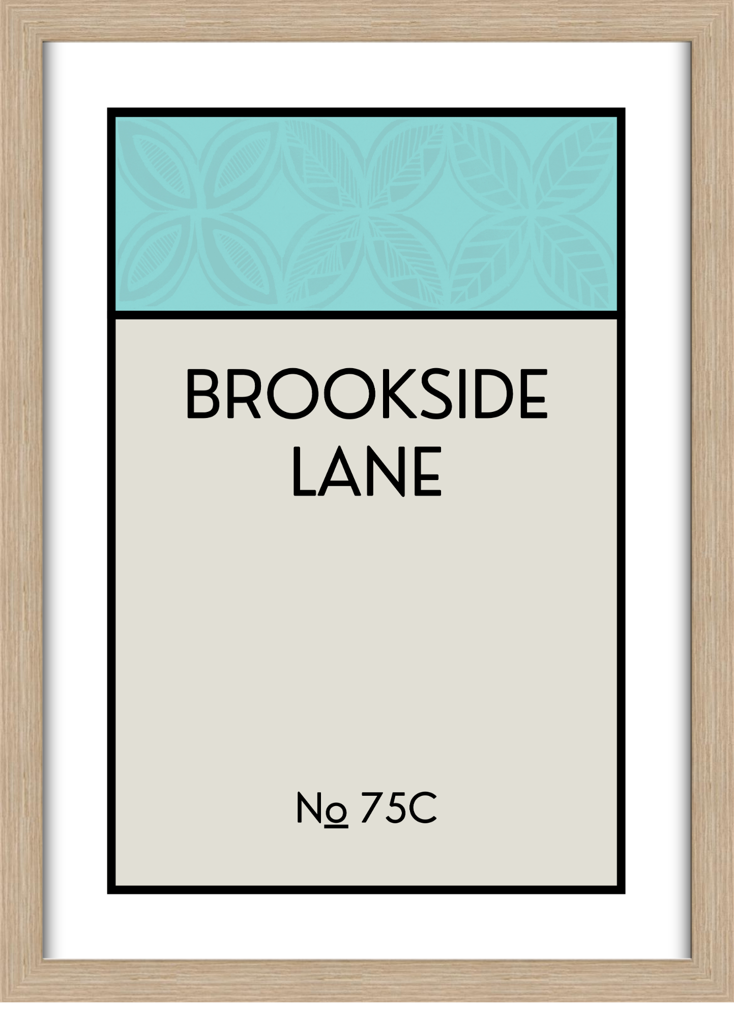 CUSTOM ADDRESS ART - PATTERNED