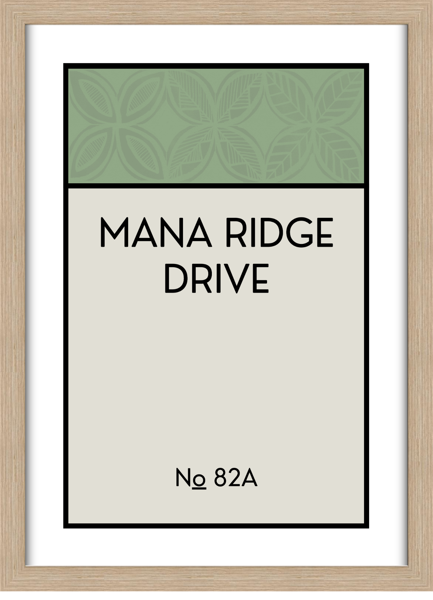 CUSTOM ADDRESS ART - PATTERNED