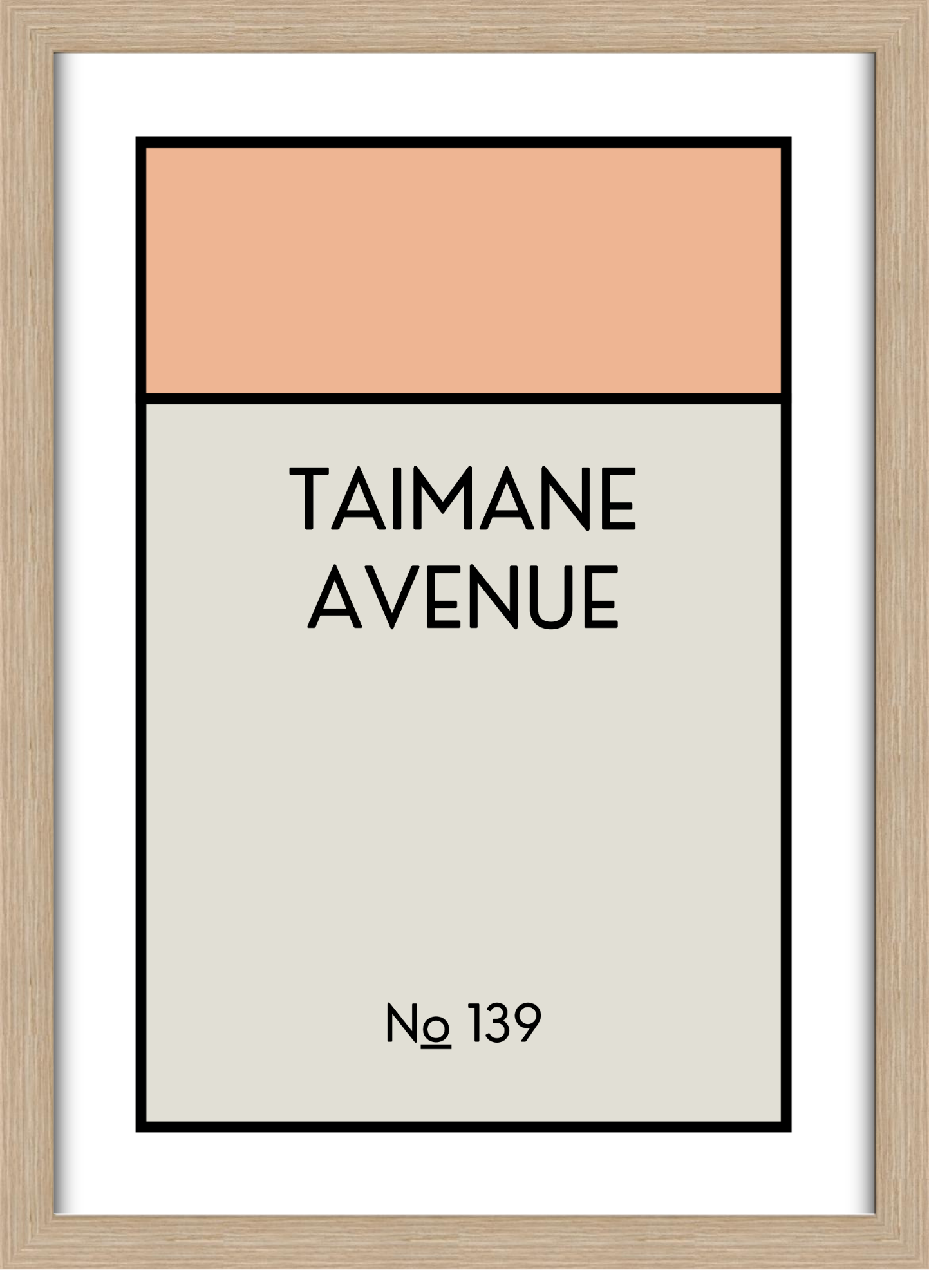 CUSTOM ADDRESS ART - CLASSIC