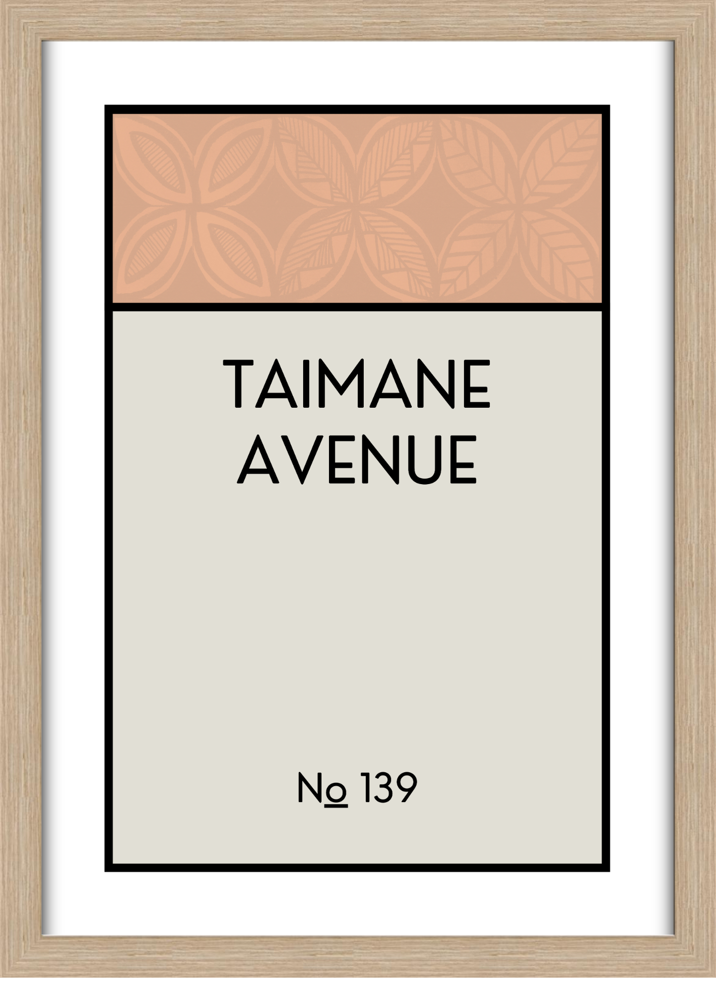 CUSTOM ADDRESS ART - PATTERNED